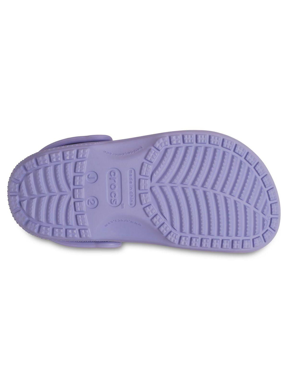 Zueco Crocs Niña Classic Clog K Morado-5