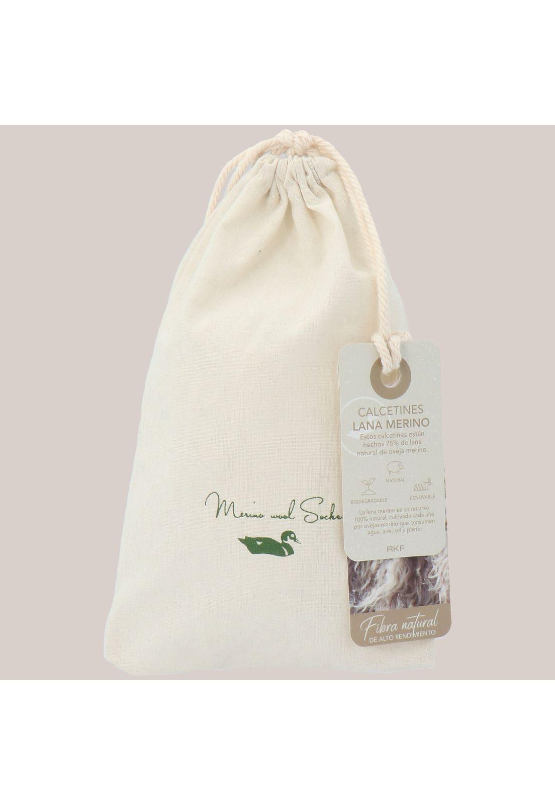 Calcetín Lana Merino H Wl Heavyrib Café Rockford-1