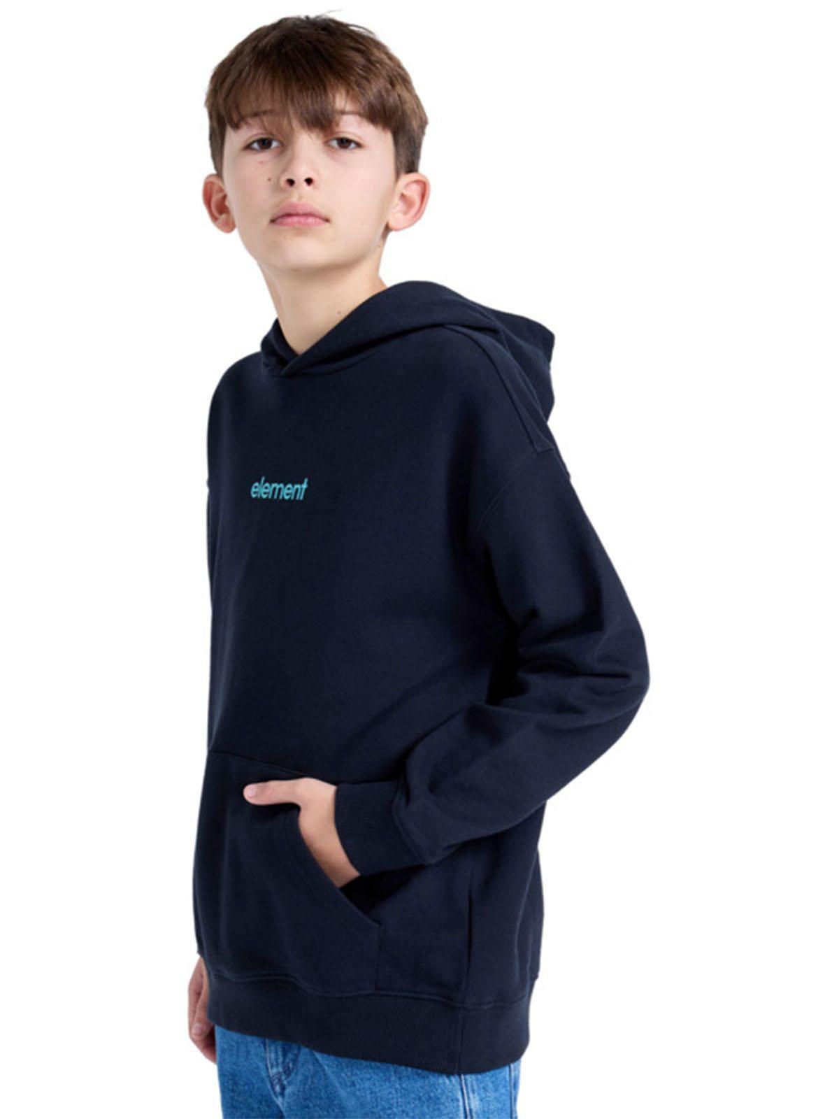 Polerón Niño Simple Logo Negro-4