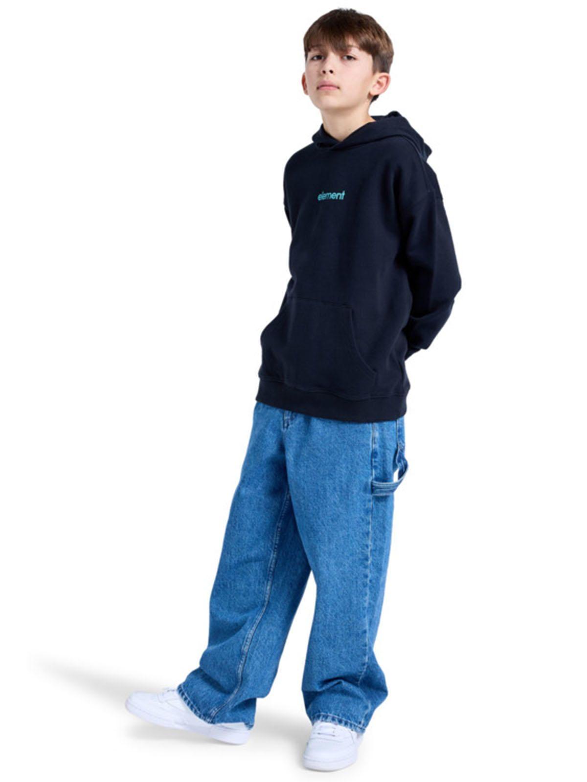 Polerón Niño Simple Logo Negro-7