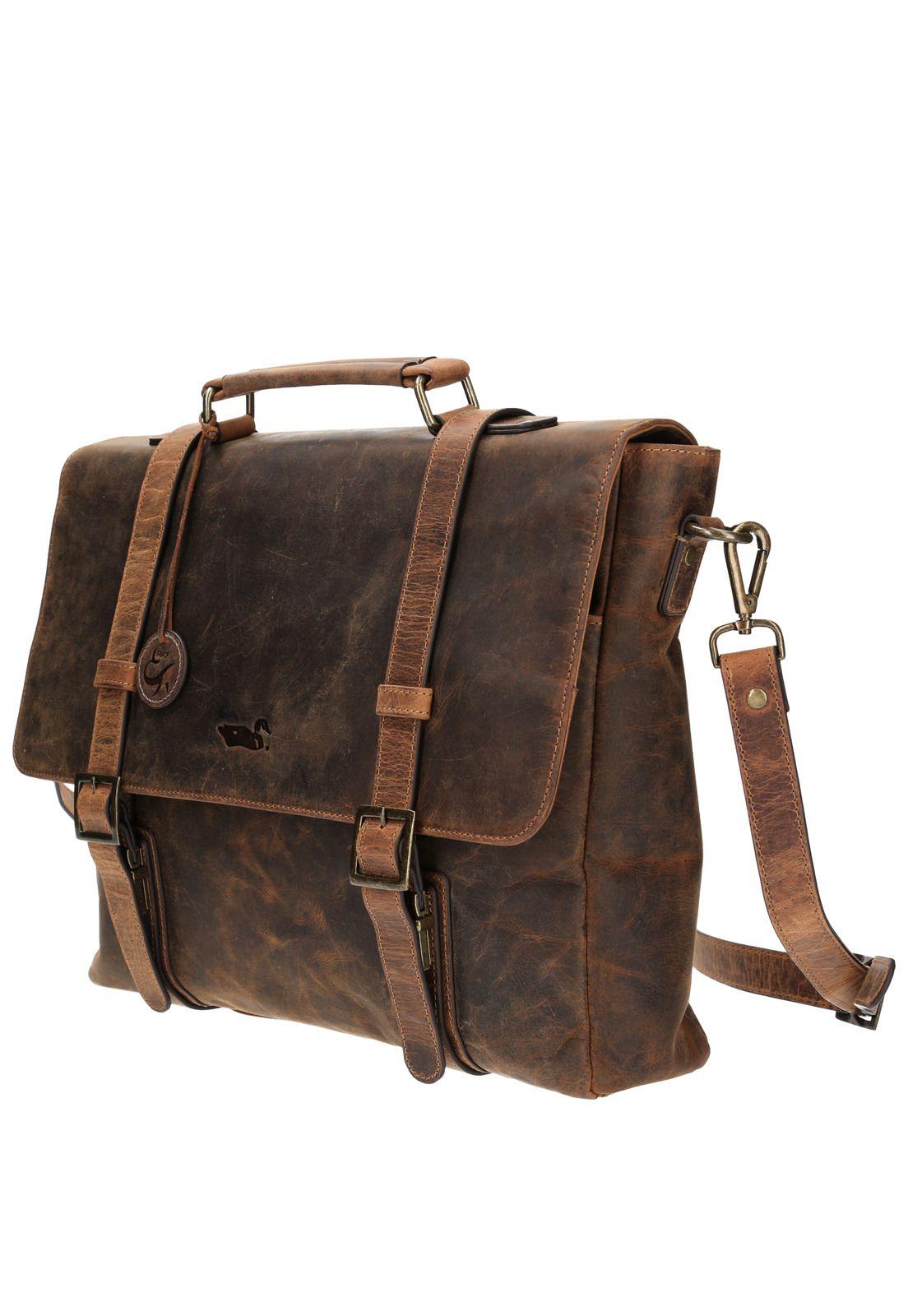 Maletín Cuero Hombre Ocean Fede Verde-1