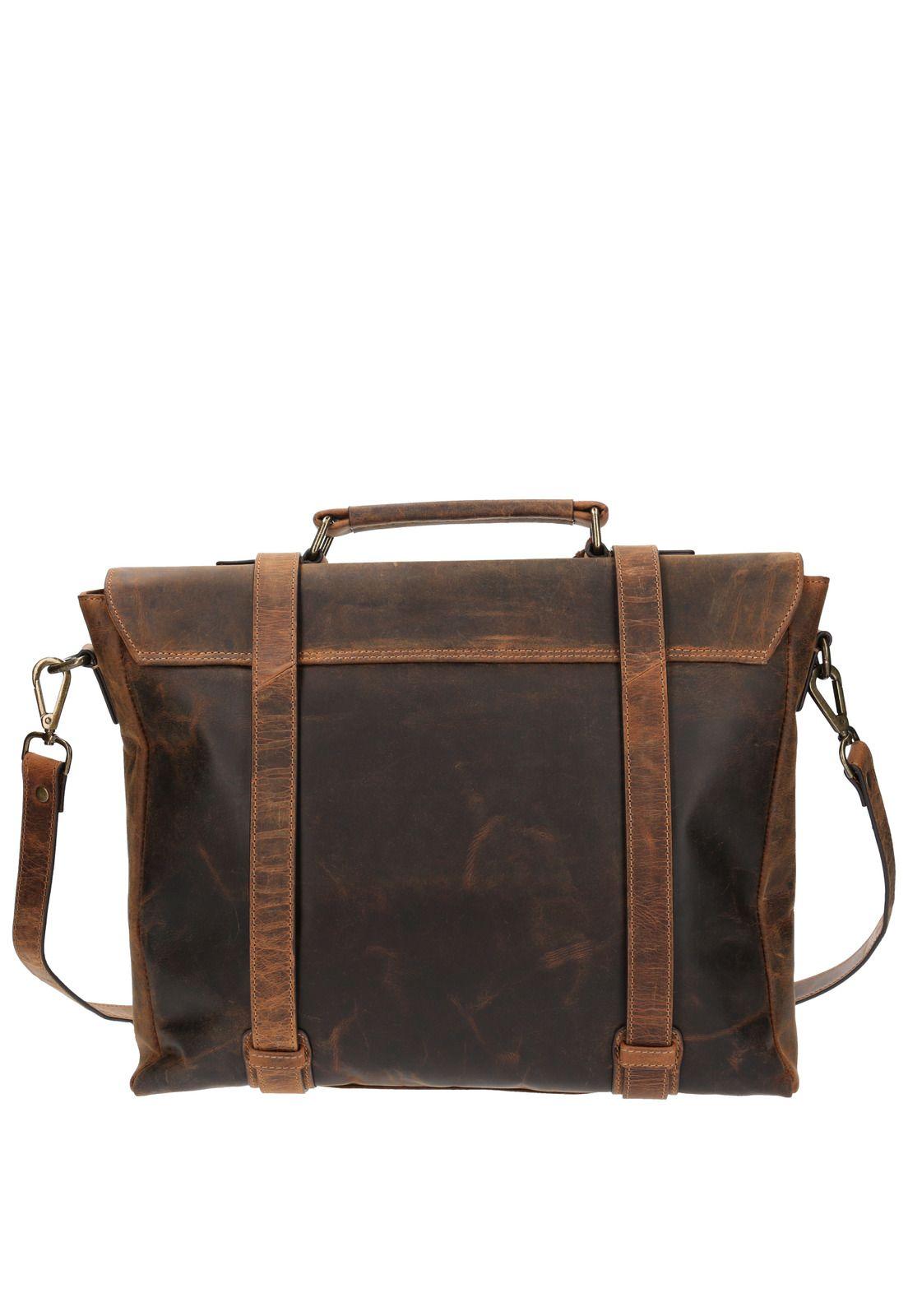 Maletín Cuero Hombre Ocean Fede Verde-2