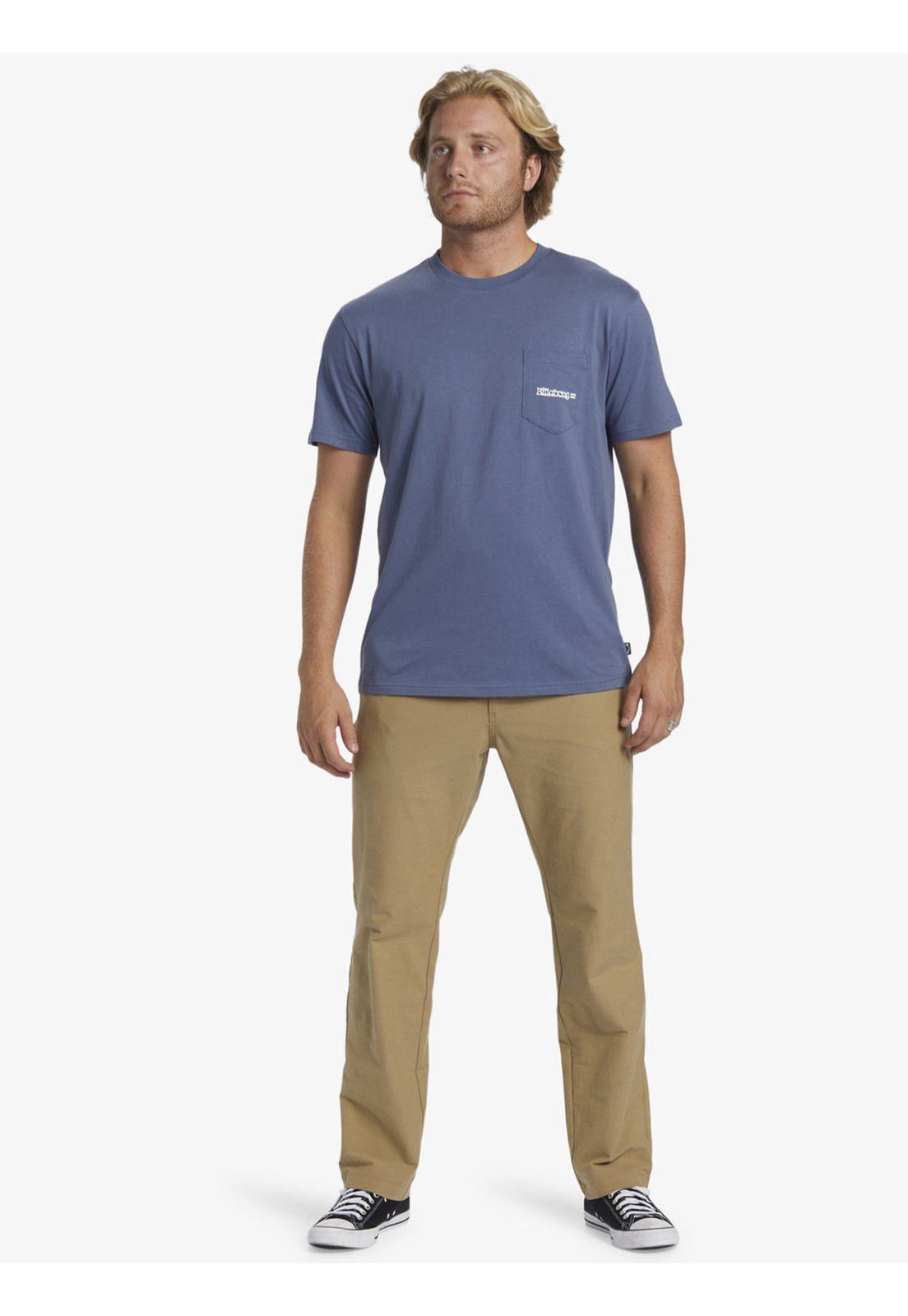 Polera Hombre Funghi Pocket Azul-1