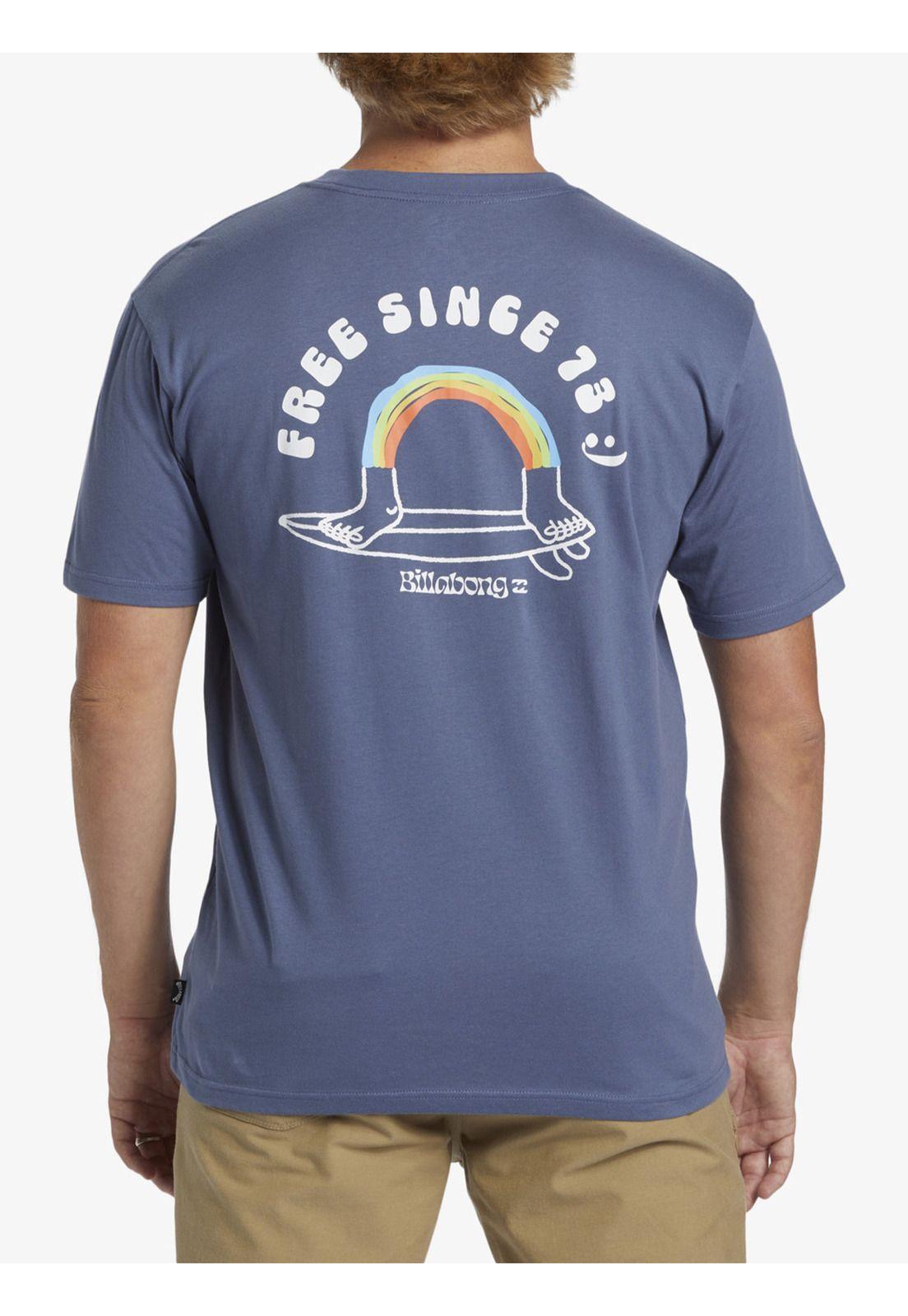 Polera Hombre Funghi Pocket Azul-3