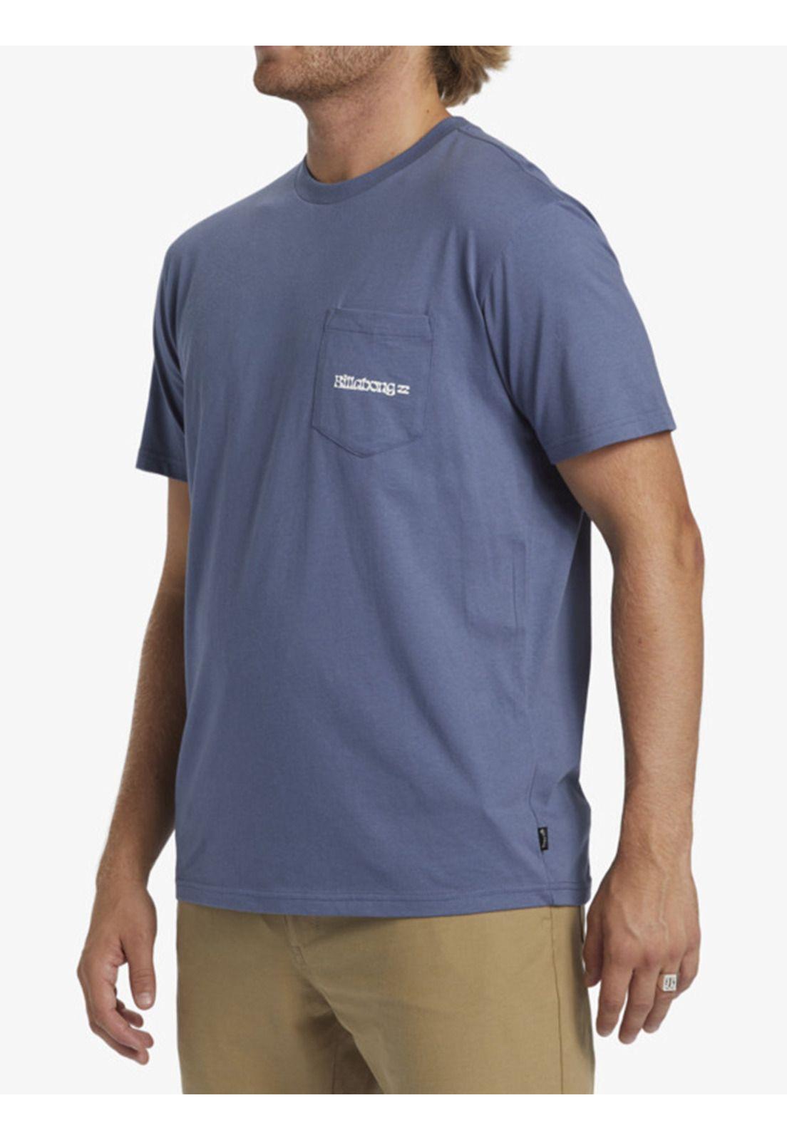 Polera Hombre Funghi Pocket Azul-4