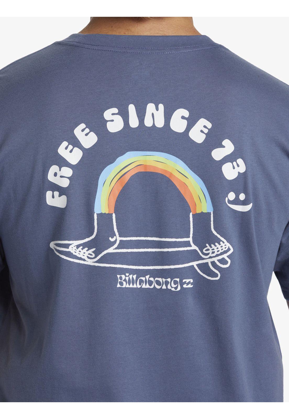 Polera Hombre Funghi Pocket Azul-5