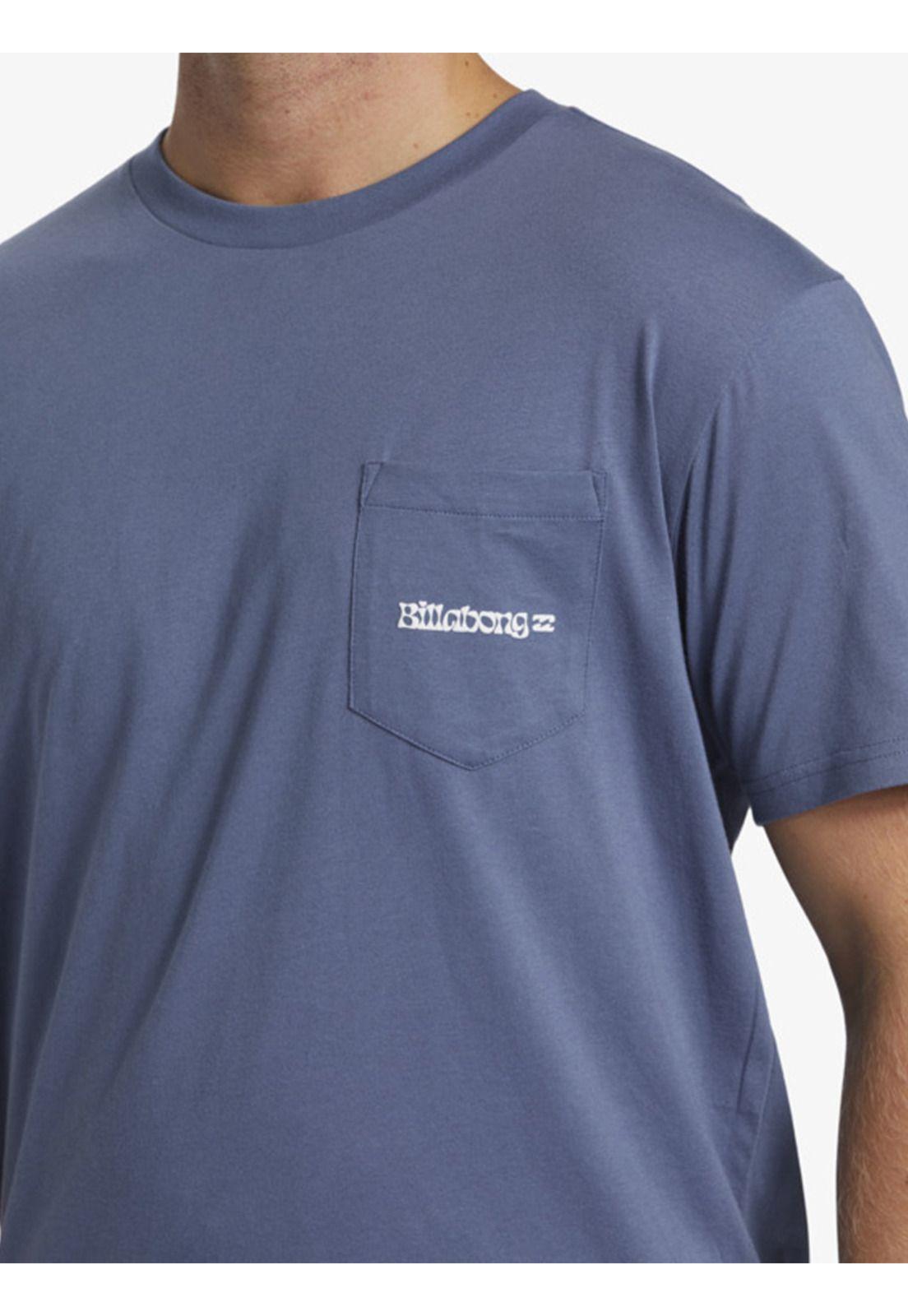 Polera Hombre Funghi Pocket Azul-6