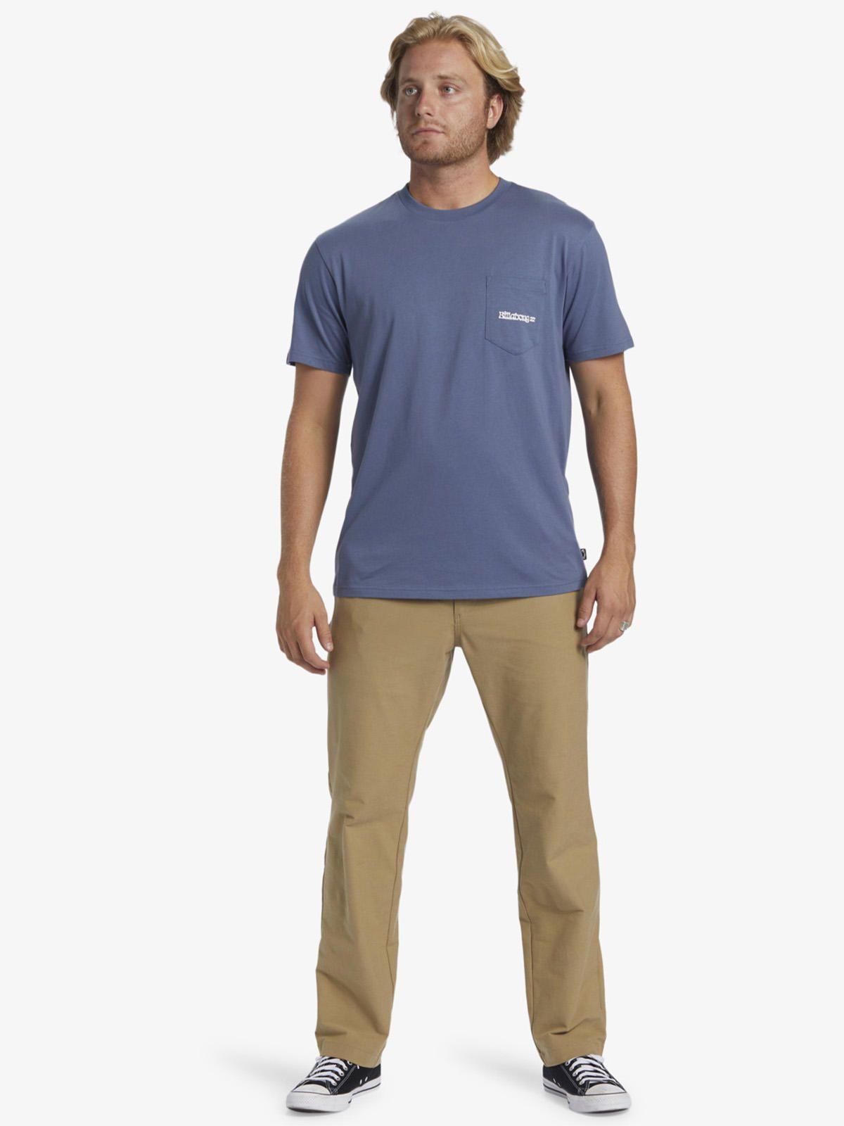 Polera Hombre Funghi Pocket Azul-1