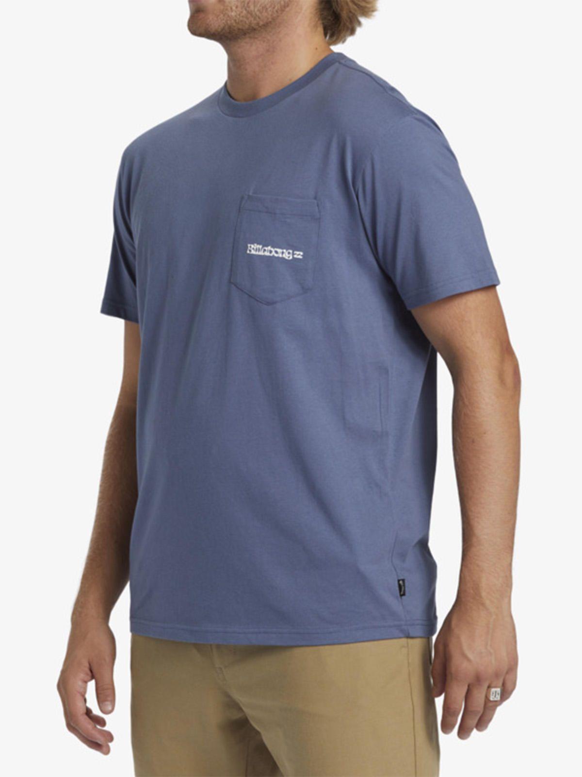 Polera Hombre Funghi Pocket Azul-4