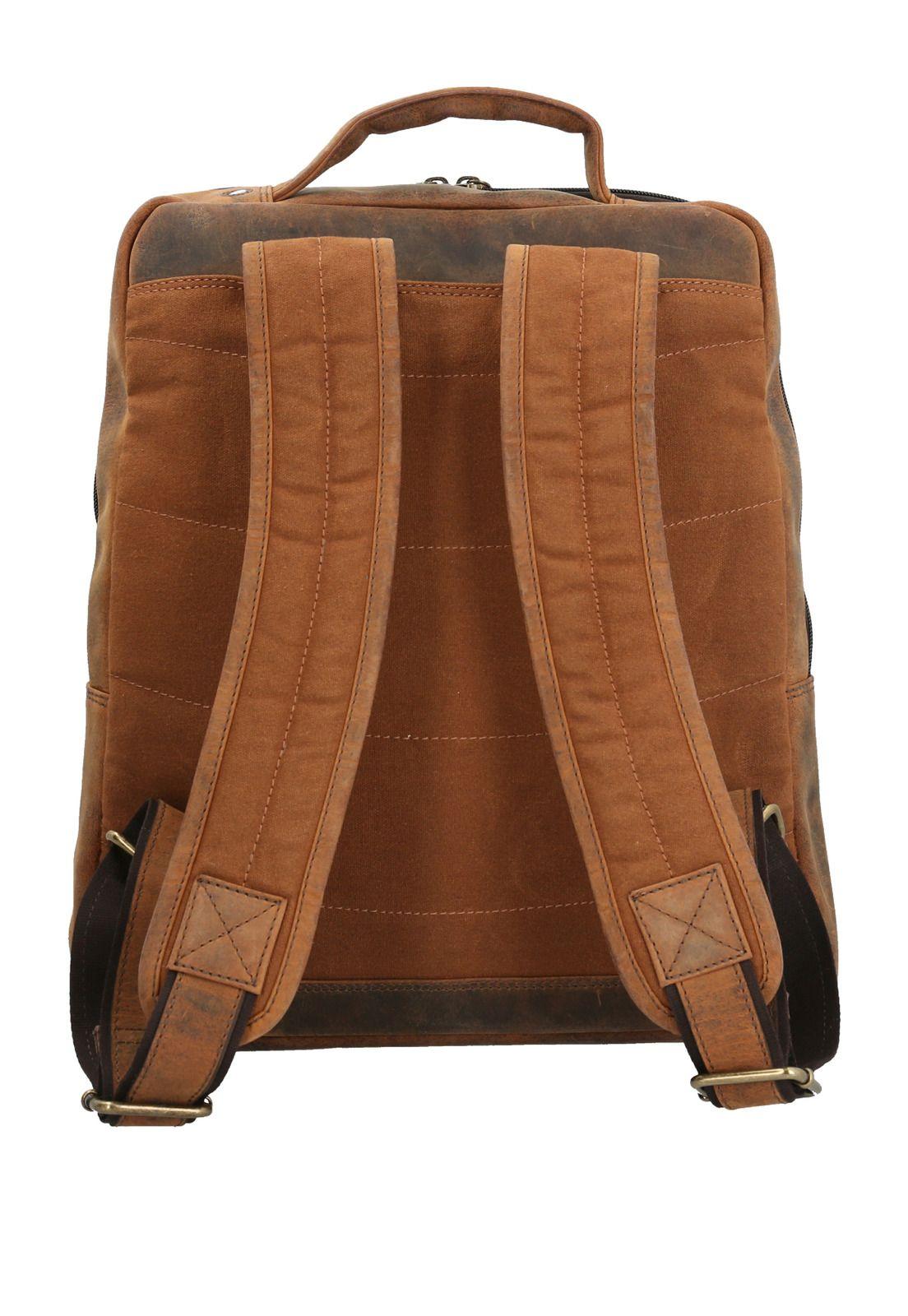 Mochila Wax Hombre Wx Zurich II Back Café-2