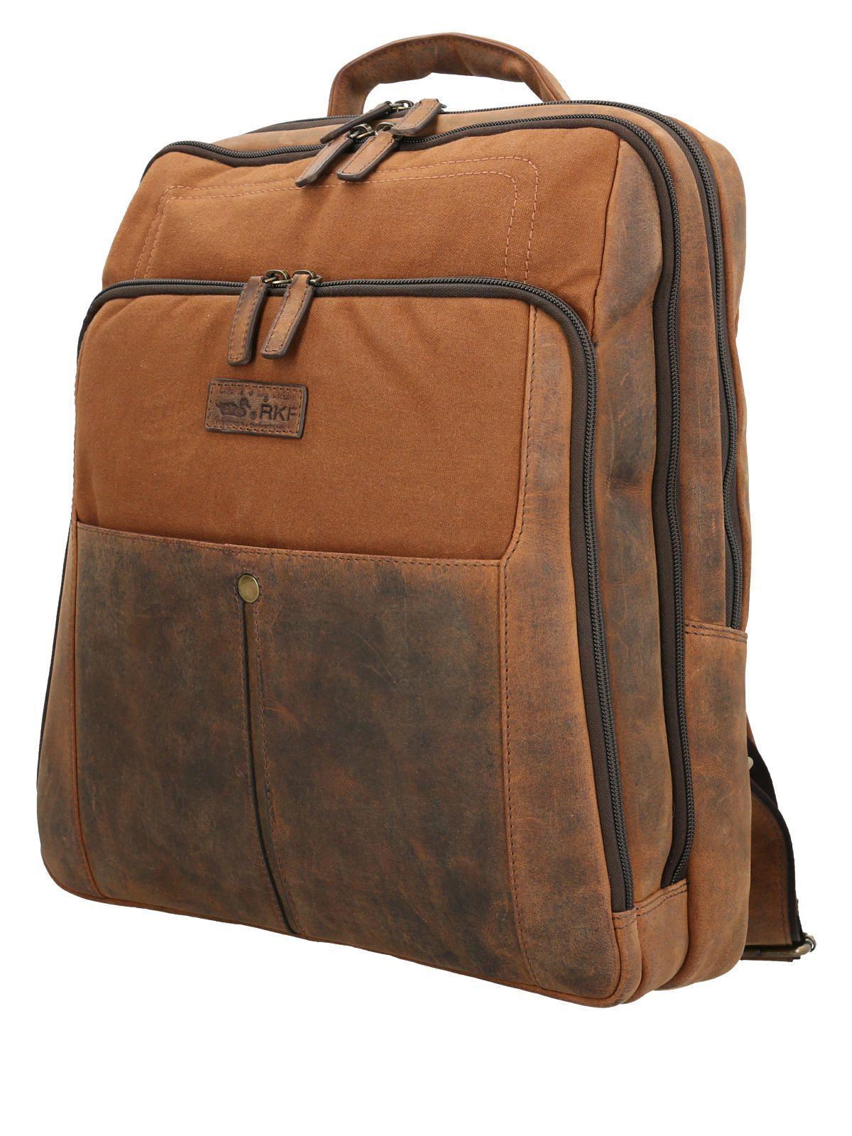 Mochila Wax Hombre Wx Zurich II Back Café-1
