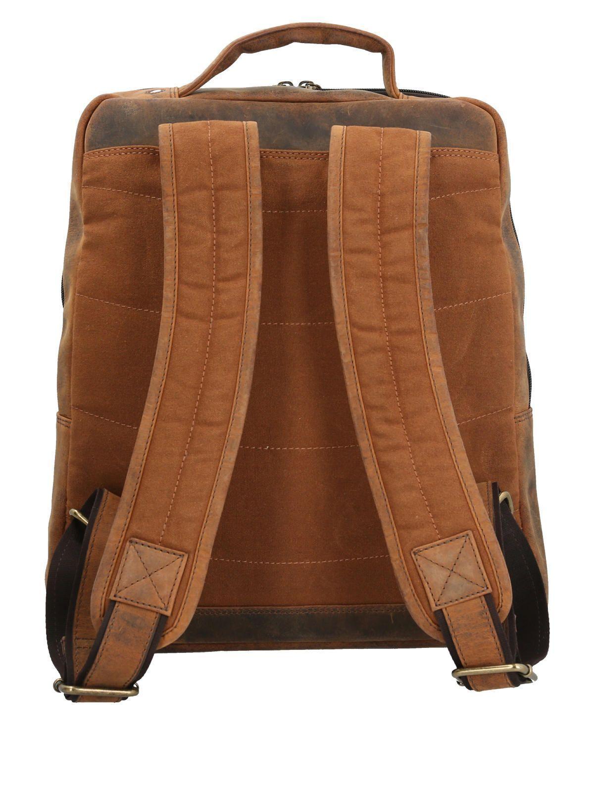 Mochila Wax Hombre Wx Zurich II Back Café-2