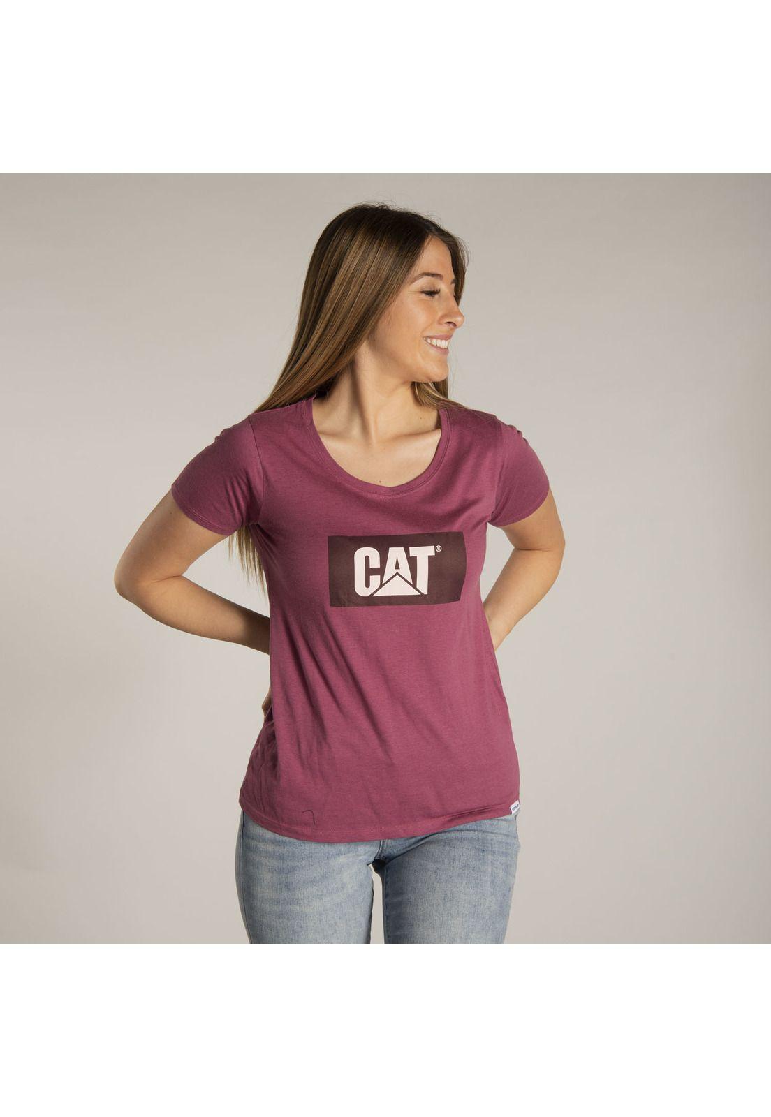 Polera M/C Mujer W Box Logo Tee Rojo-0