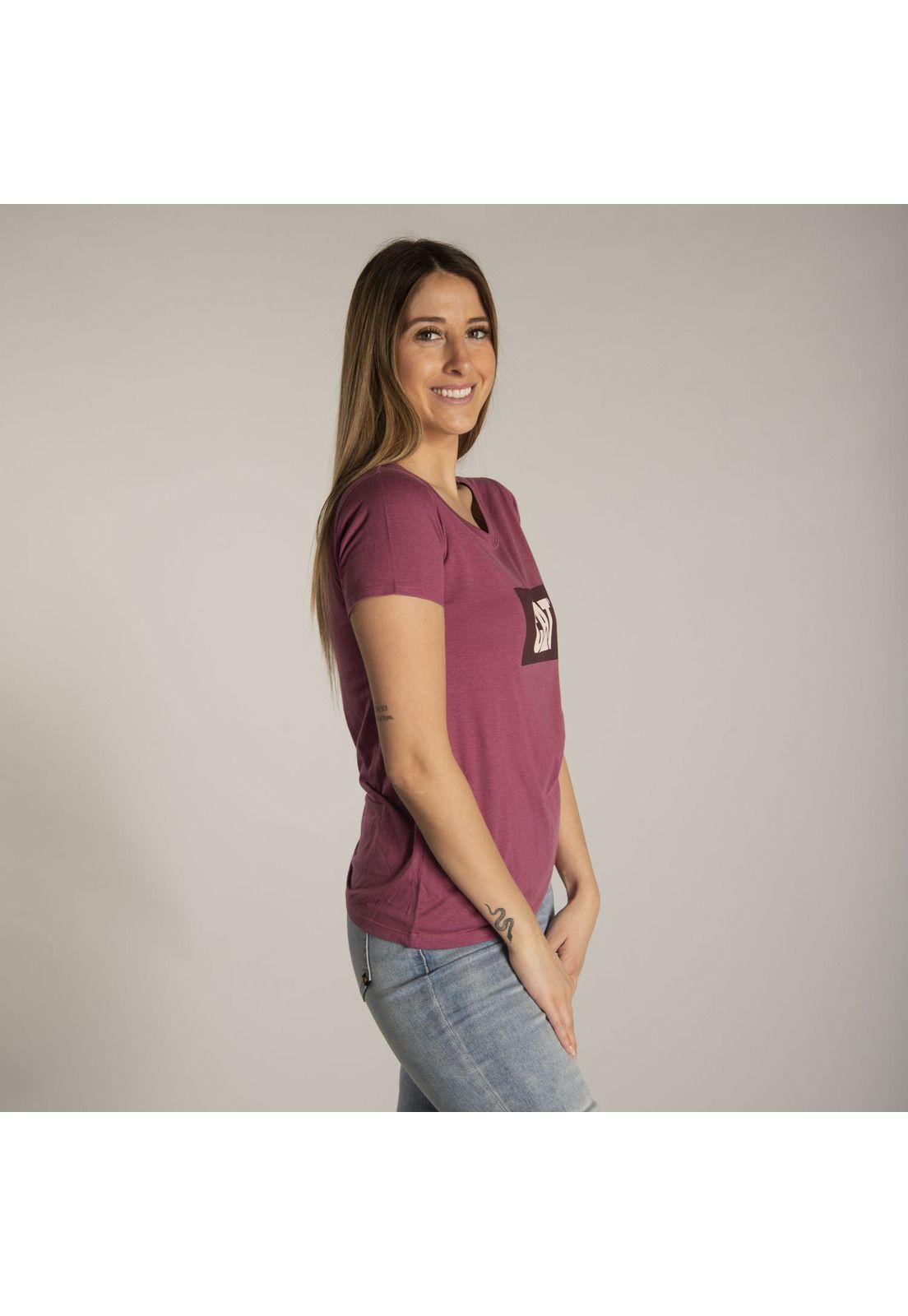 Polera M/C Mujer W Box Logo Tee Rojo-1