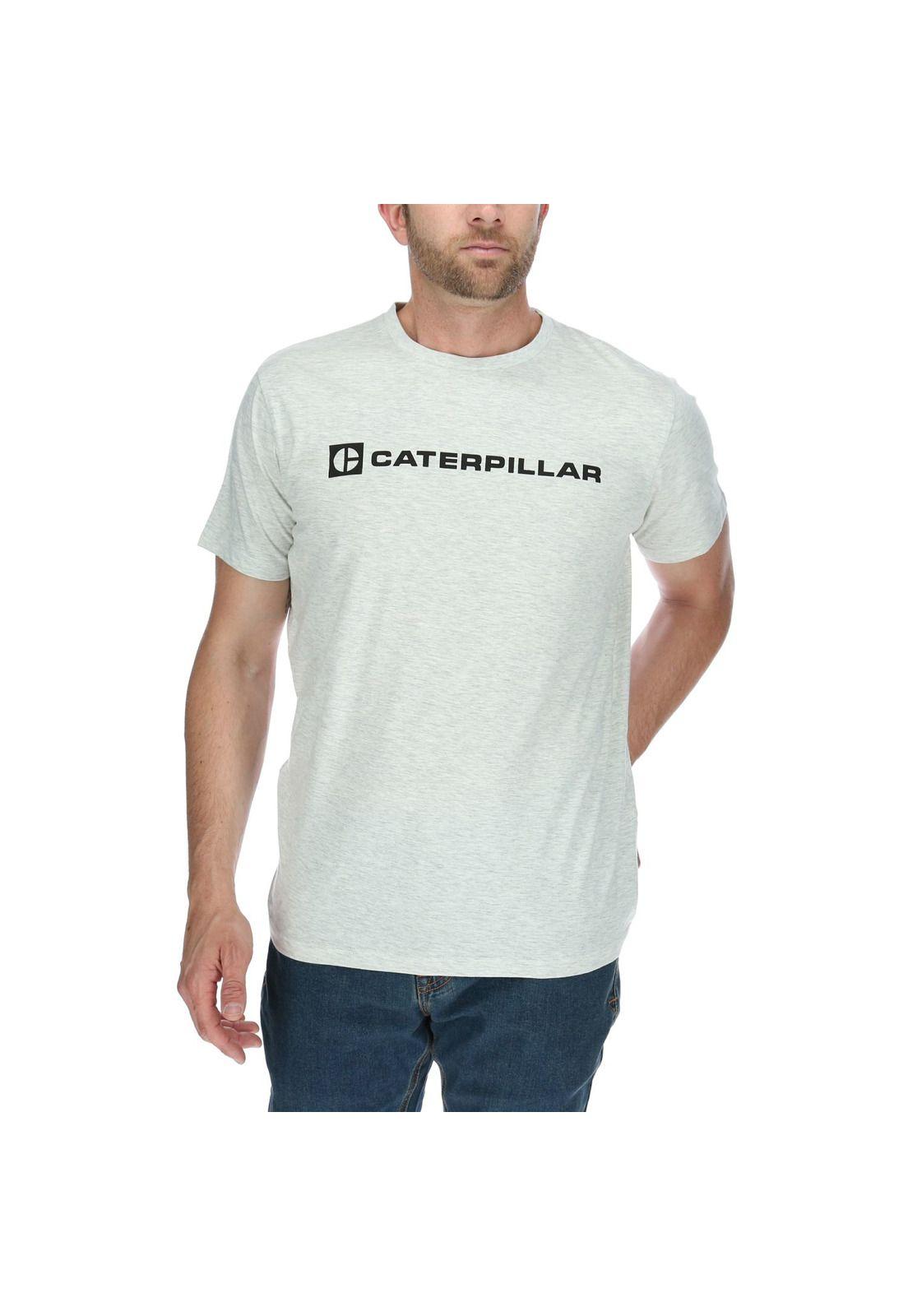 Polera Mc Hombre Wordmark Tee Gris-0