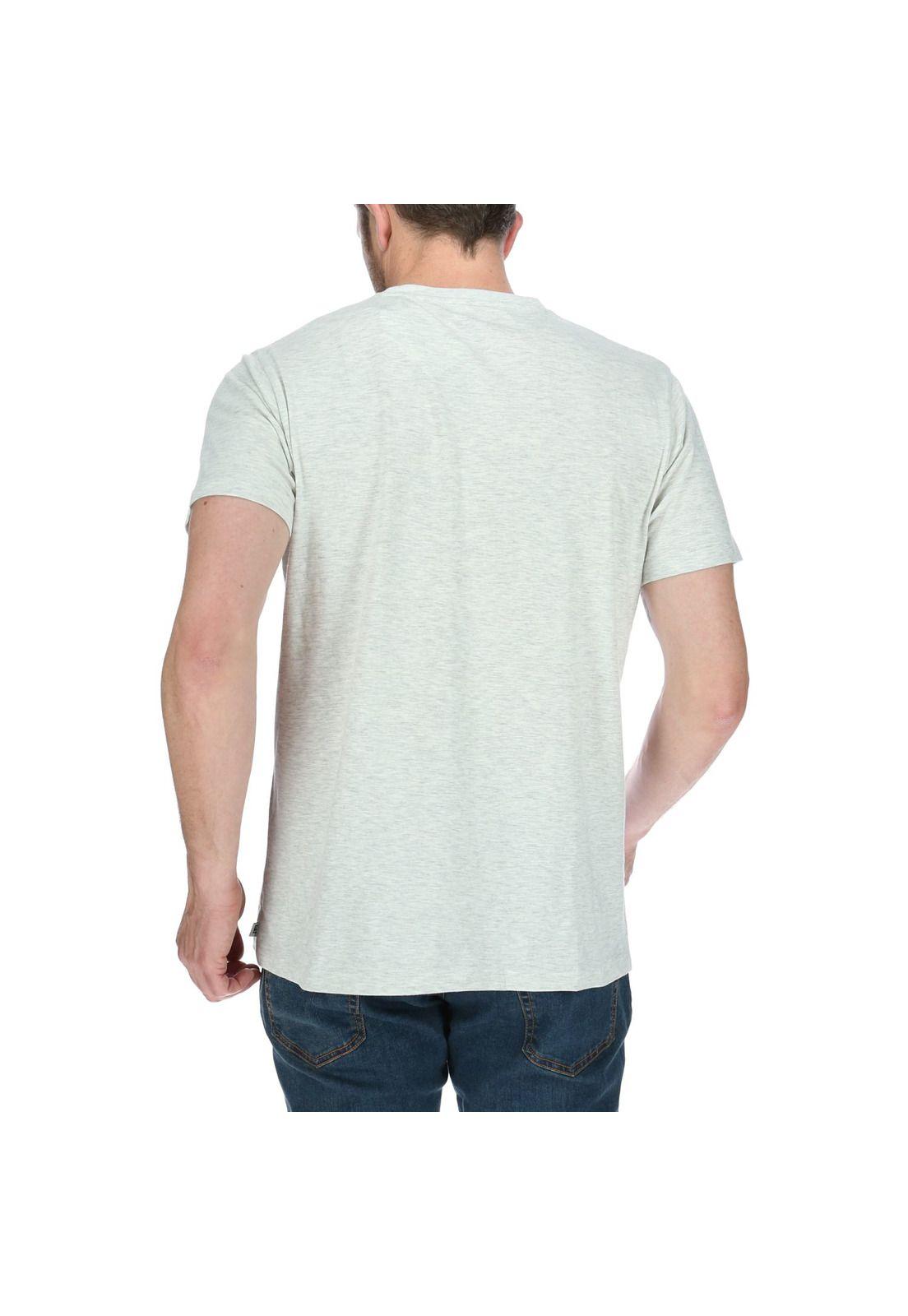 Polera Mc Hombre Wordmark Tee Gris-2