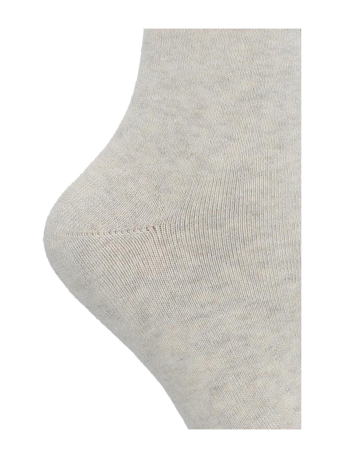 Calcetín Bambú Mujer Heavy Plain Beige-1