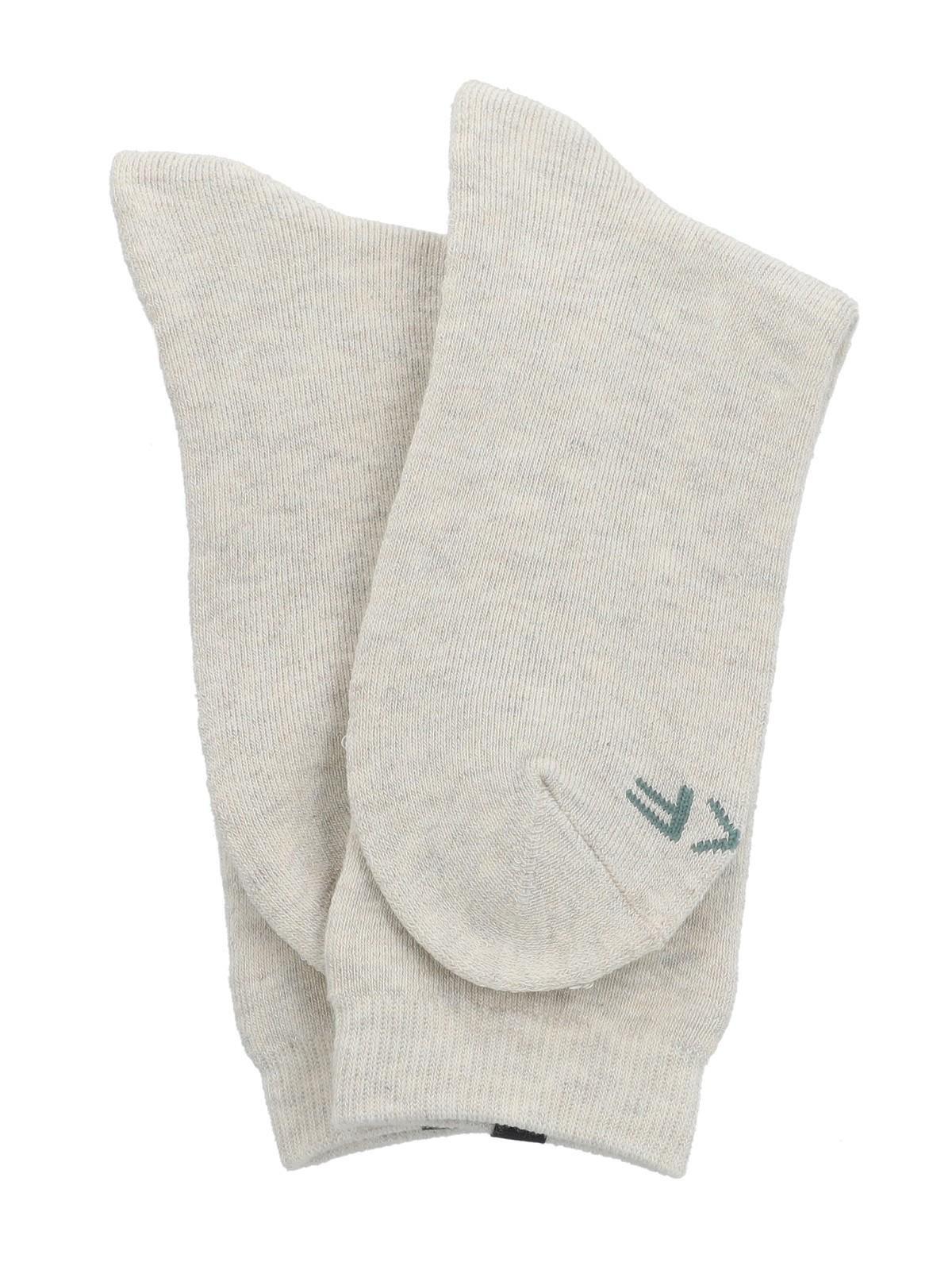 Calcetín Bambú Mujer Heavy Plain Beige-2