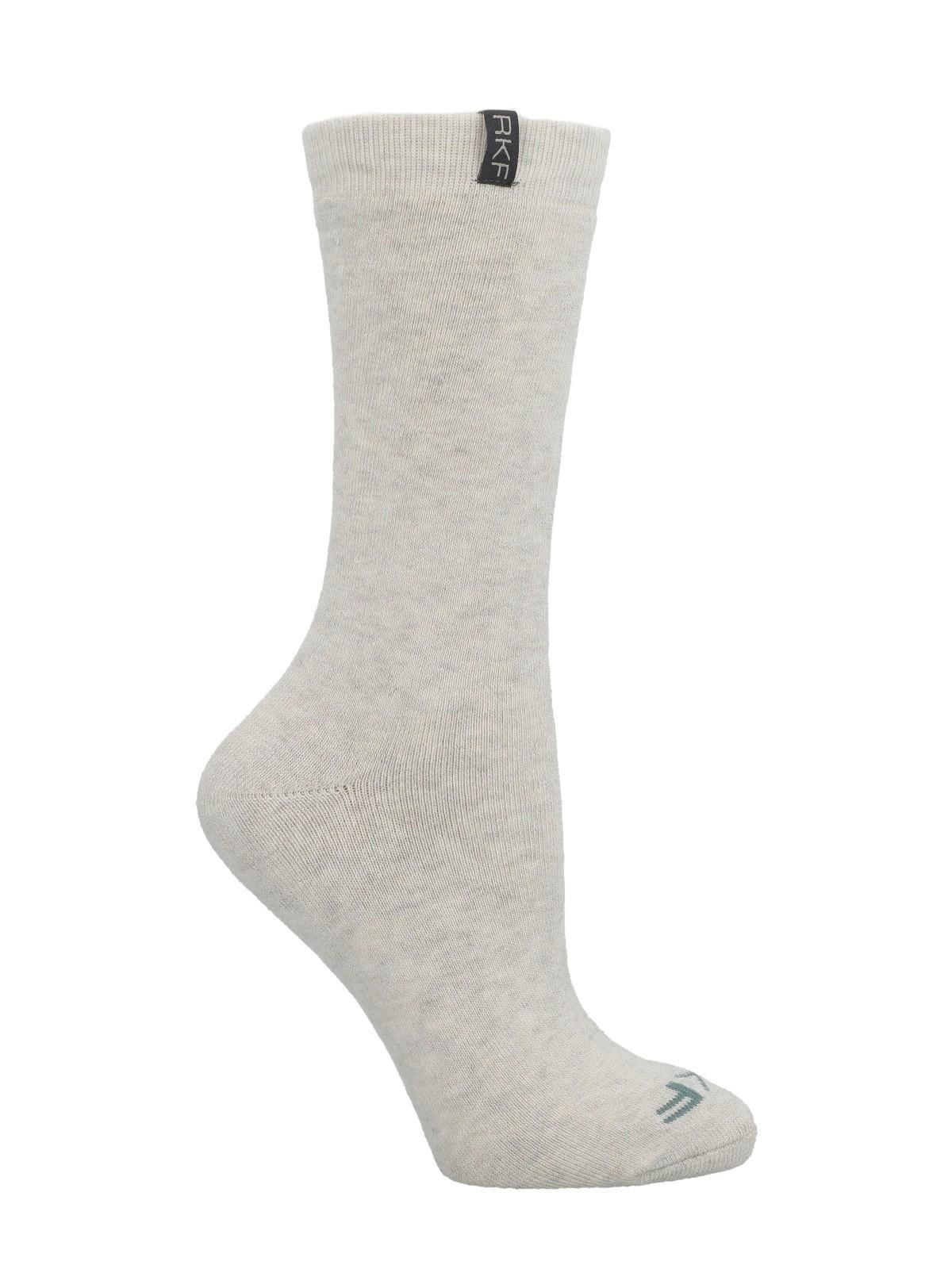 Calcetín Bambú Mujer Heavy Plain Beige-0