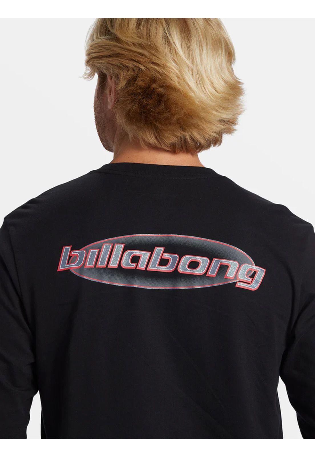 Polera manga larga Hombre Walled Negra-5