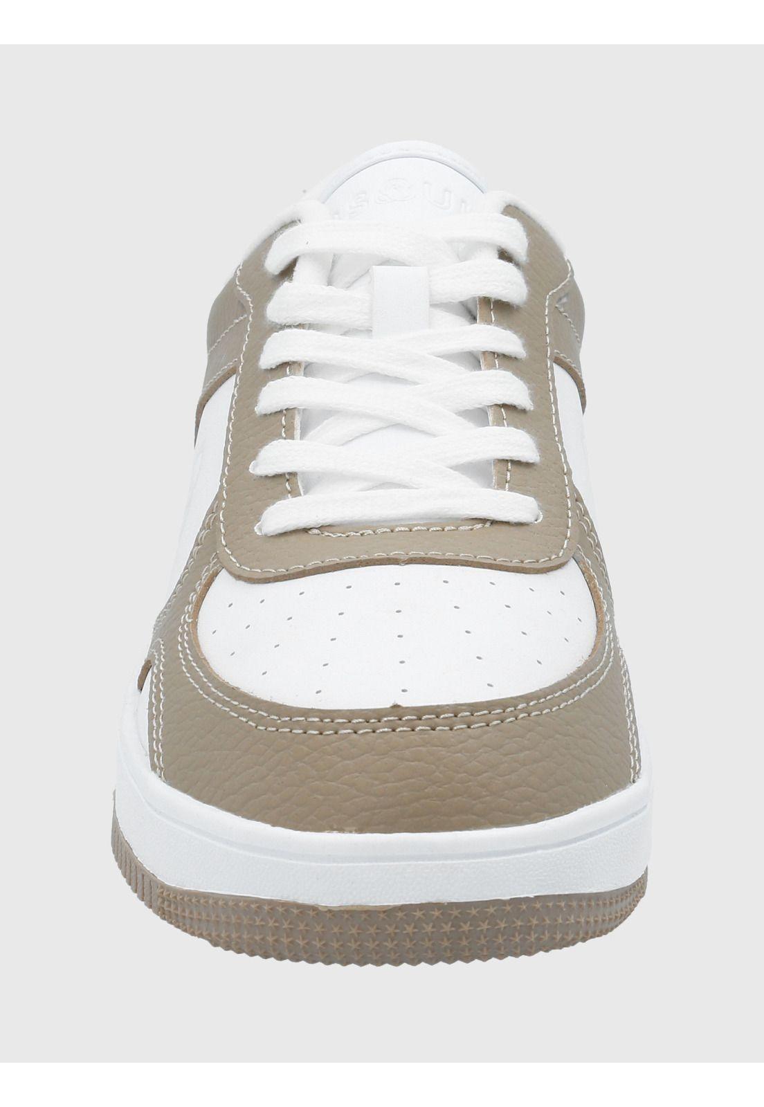 Zapatilla Mujer Alyson Pro Blanca/Beige Bsoul-3