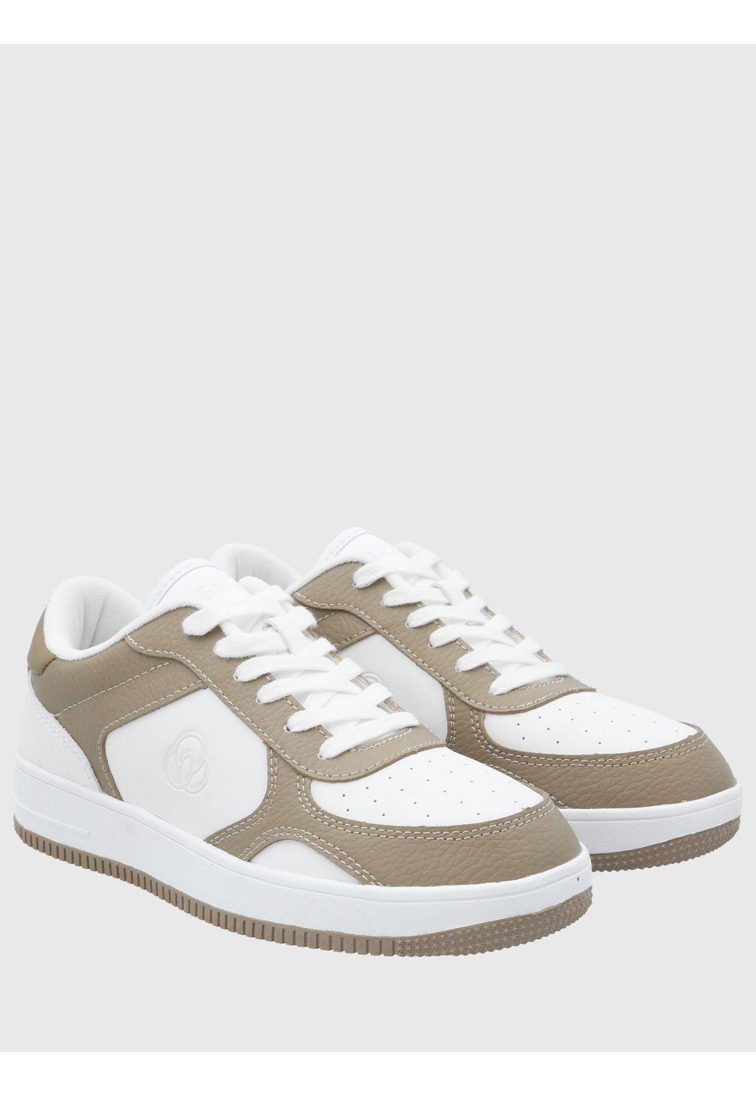 Zapatilla Mujer Alyson Pro Blanca/Beige Bsoul-7