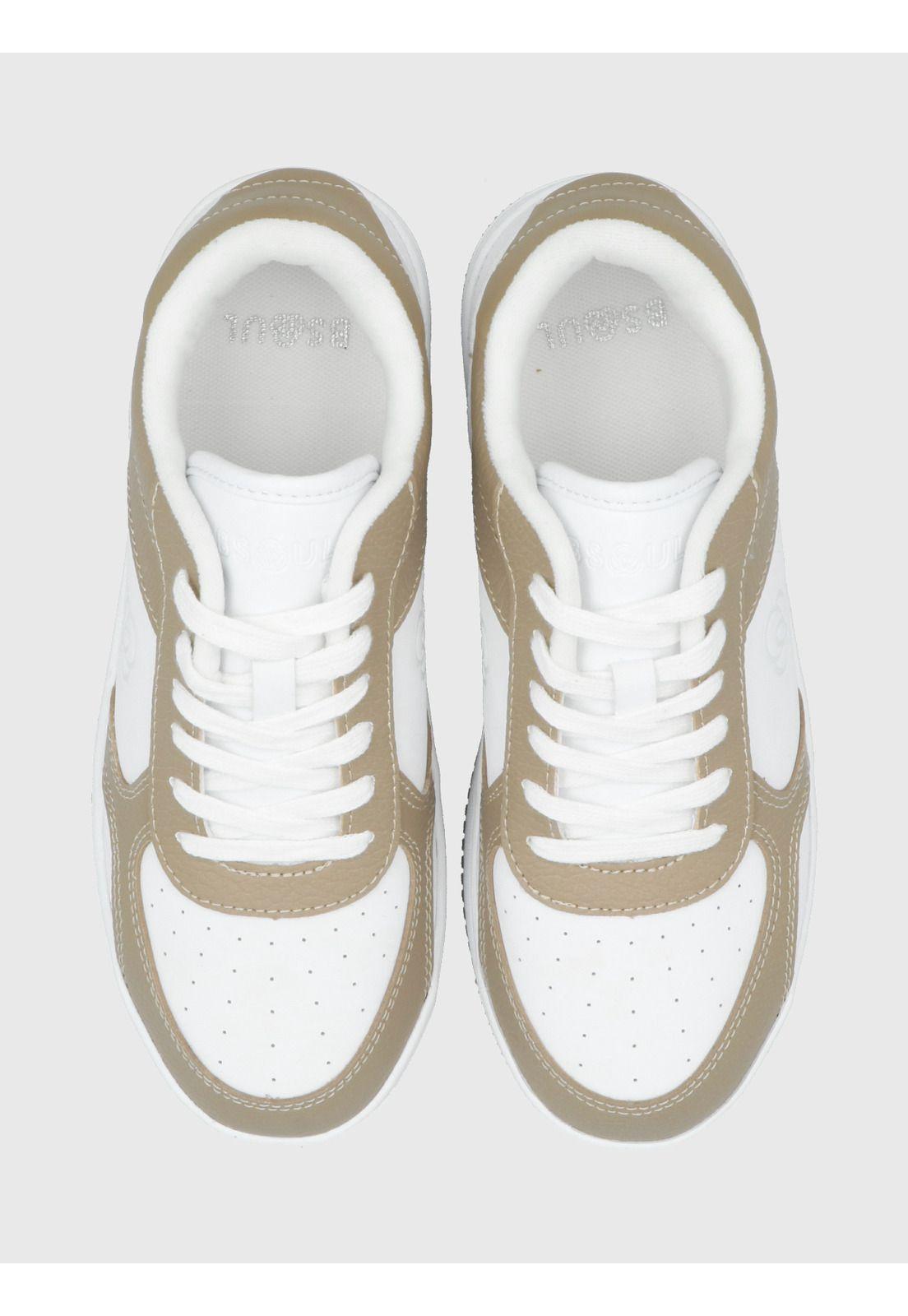 Zapatilla Mujer Alyson Pro Blanca/Beige Bsoul-8