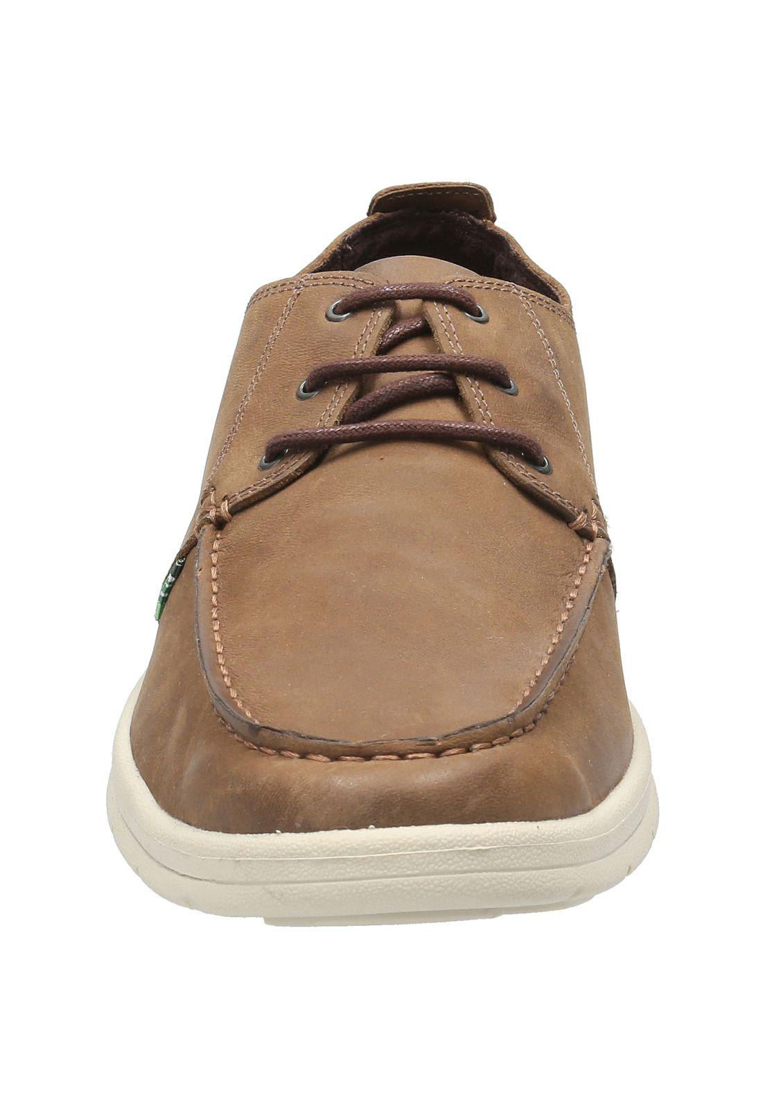 Zapato Cuero Hombre Adam Café-3