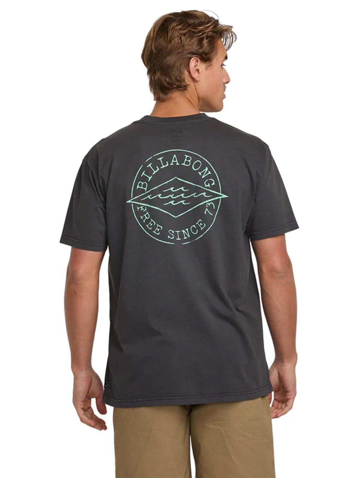 Polera Hombre Big Dave Premium Negra Billabong-1