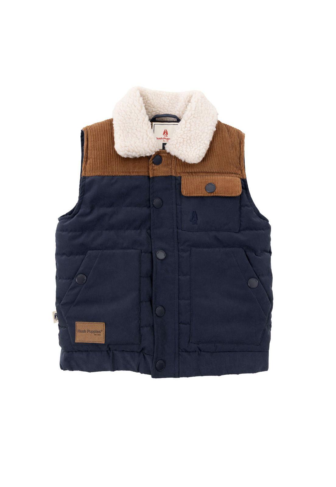 Parka Sin Mangas Montana Niño Azul-0