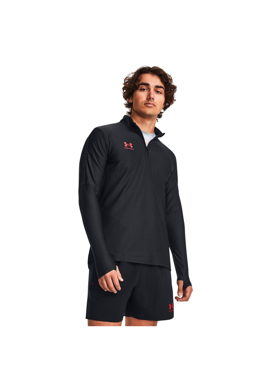 Chaqueta Fútbol Challenger Pro Negro Hombre-3
