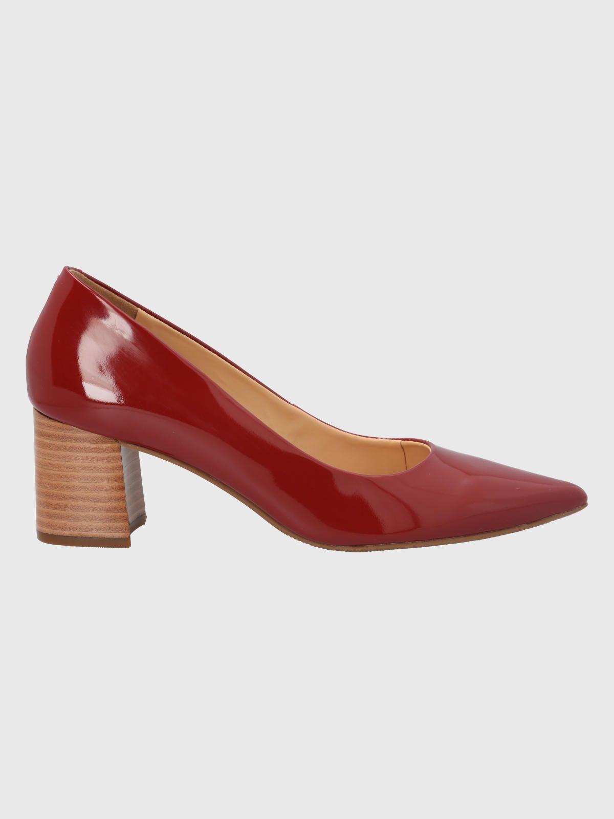 Zapato Cuero Rojo Mujer Nora -1