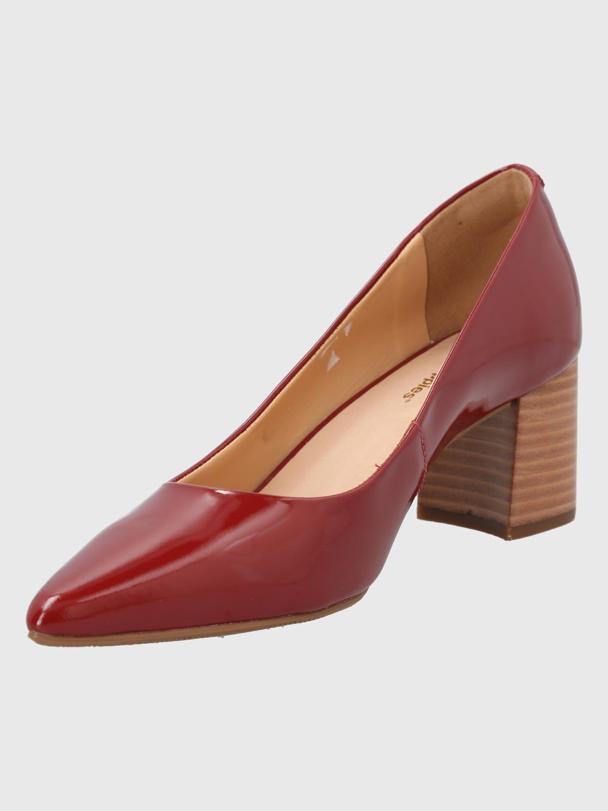 Zapato Cuero Rojo Mujer Nora -3