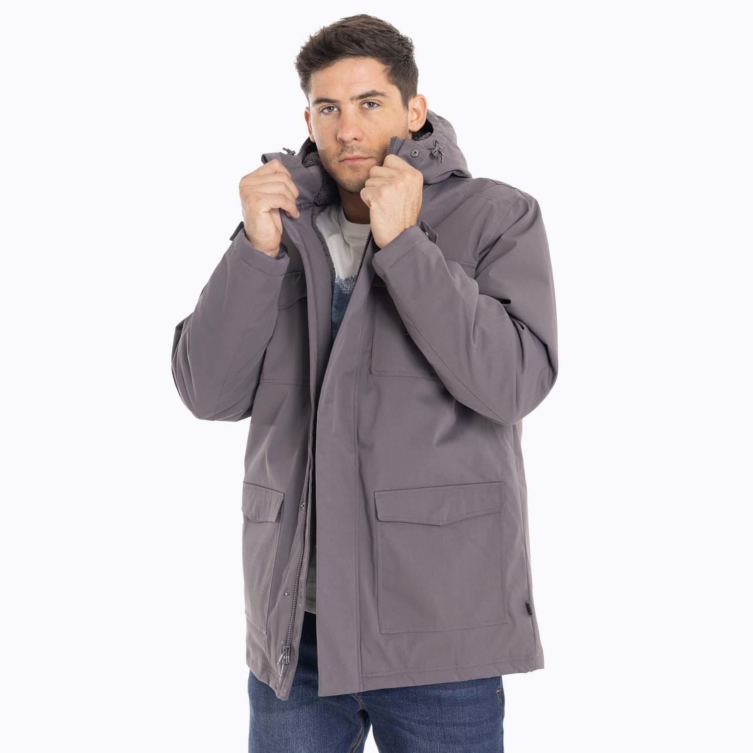 Parka Hombre Tennessee Gris Merrell-4