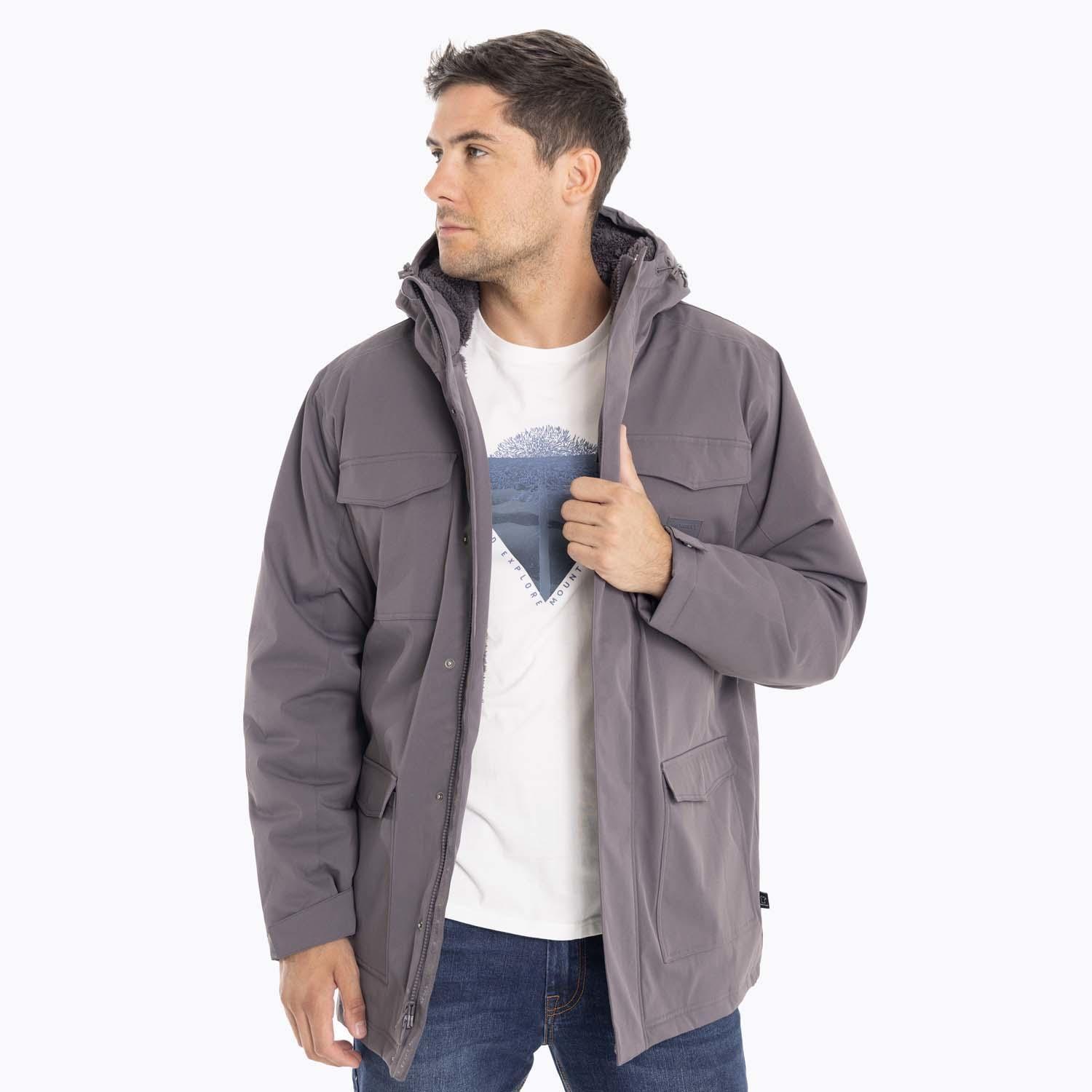 Parka Hombre Tennessee Gris Merrell-5