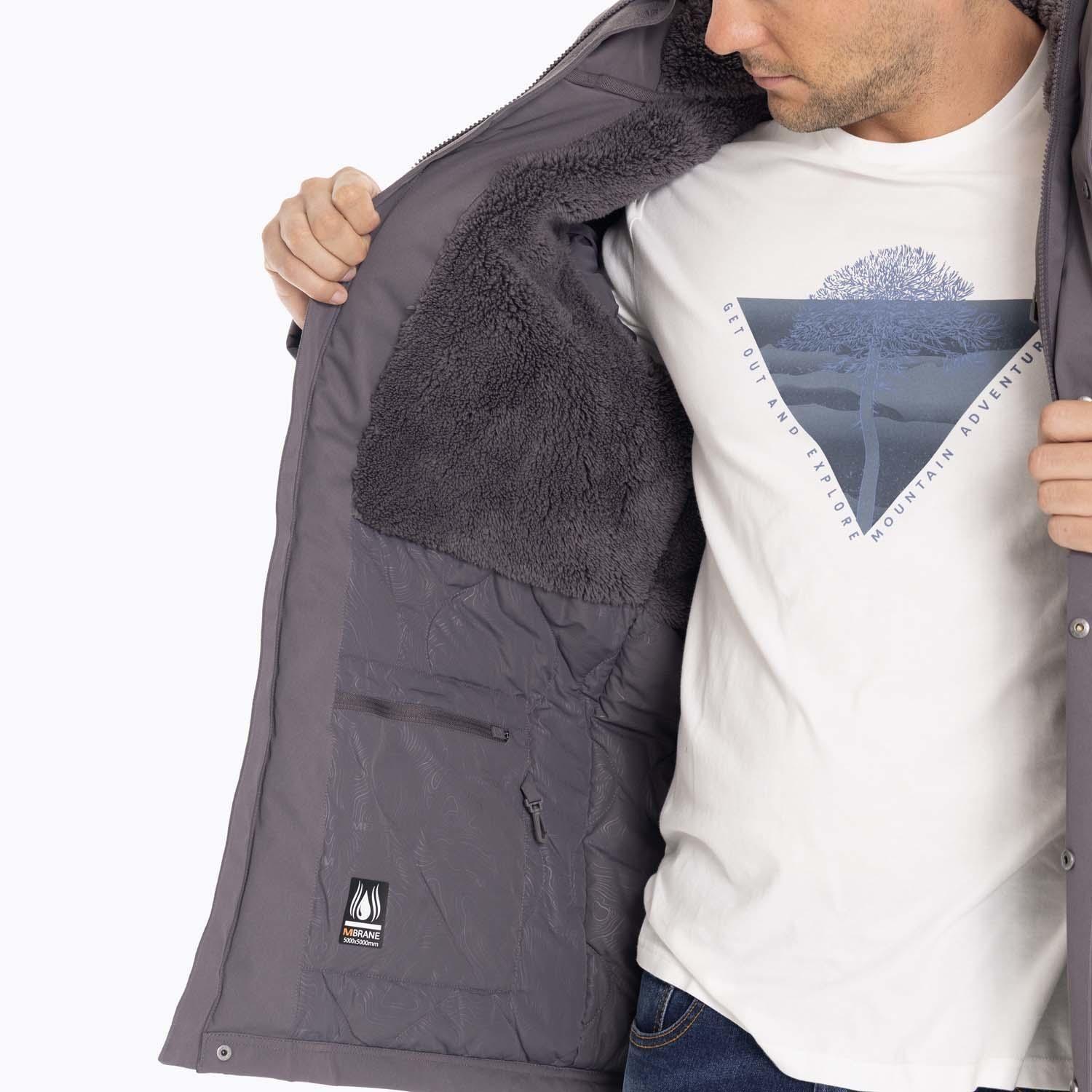 Parka Hombre Tennessee Gris Merrell-7