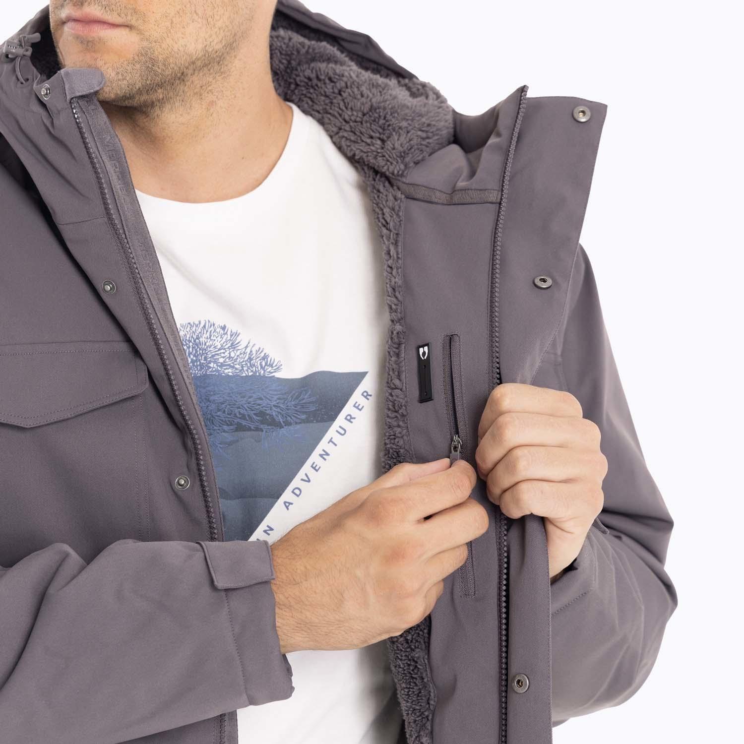 Parka Hombre Tennessee Gris Merrell-8