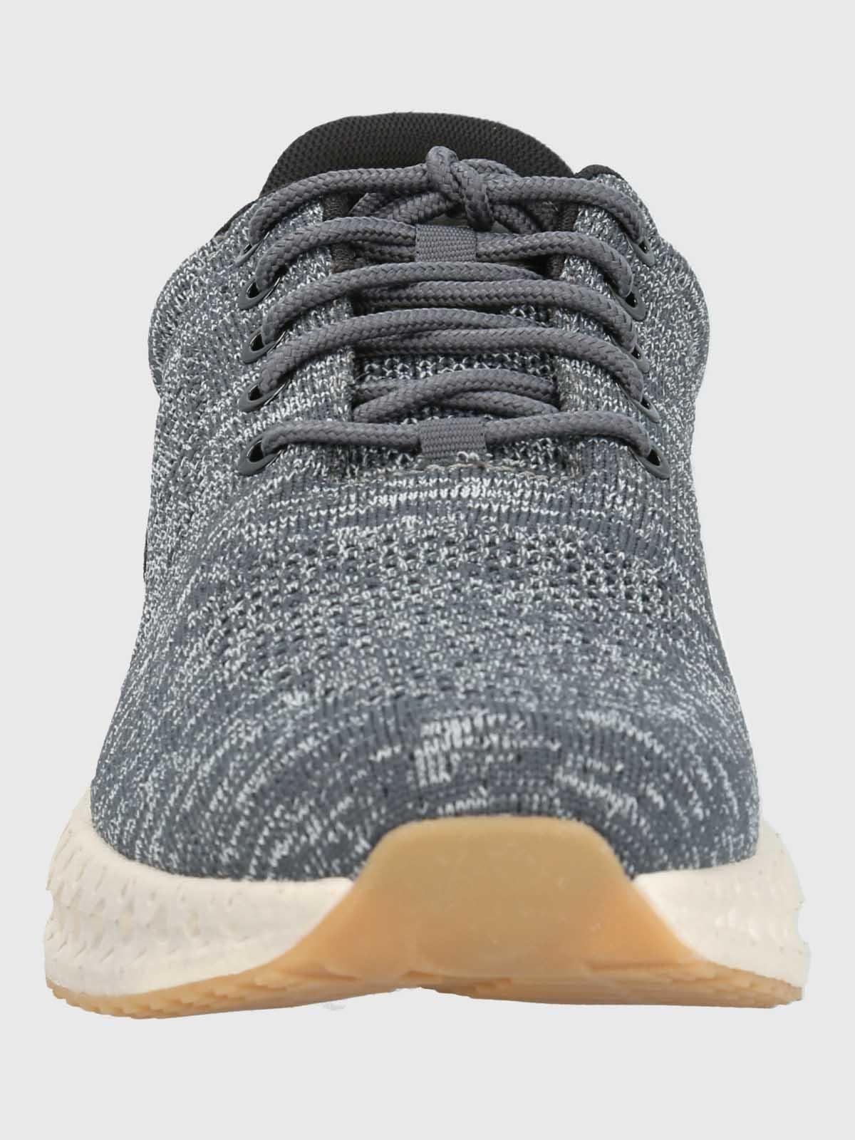 Zapatilla Spinal Hombre Knit Lace Gris-3