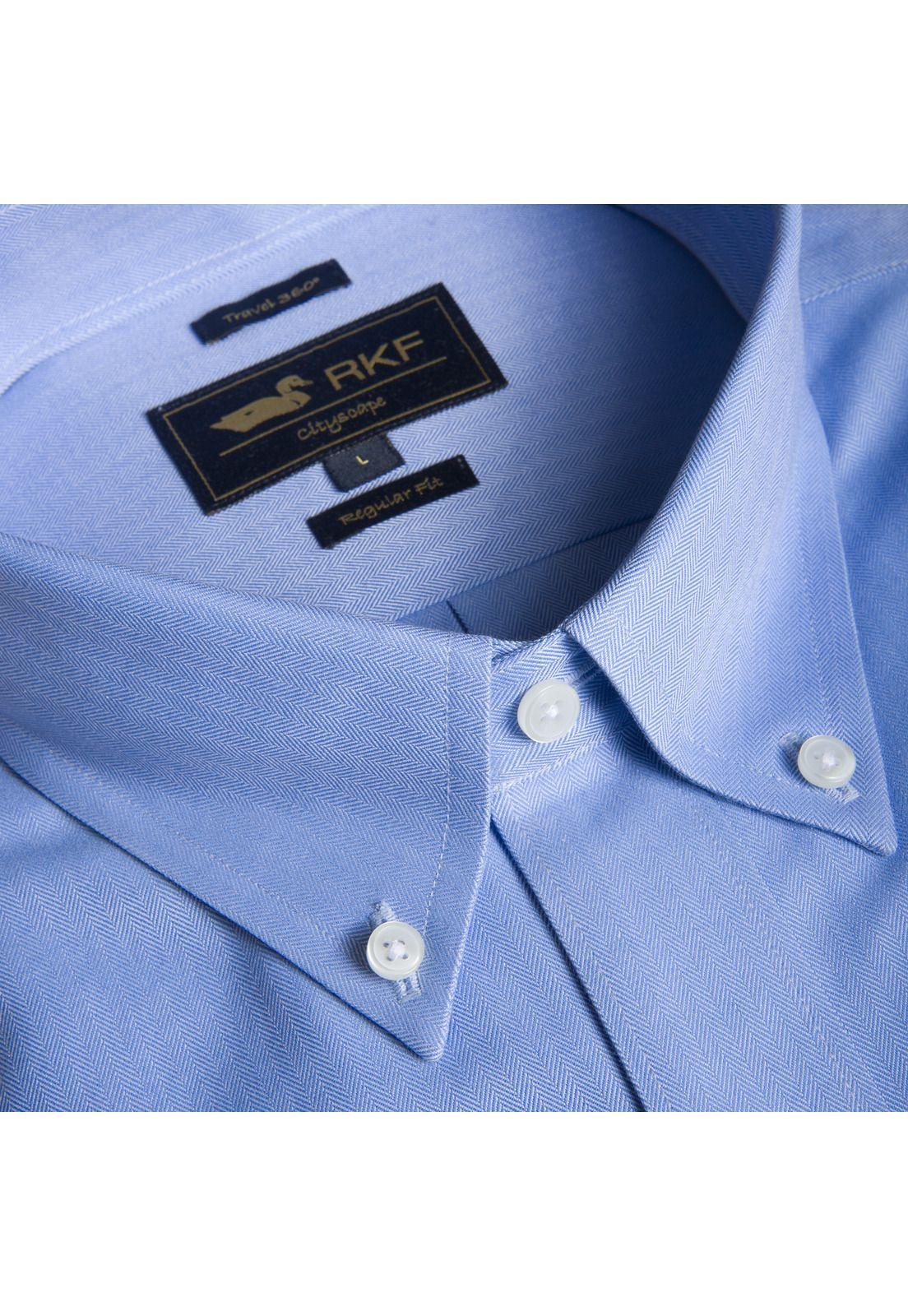 Camisa Libre de arrugas Celeste Rockford-3