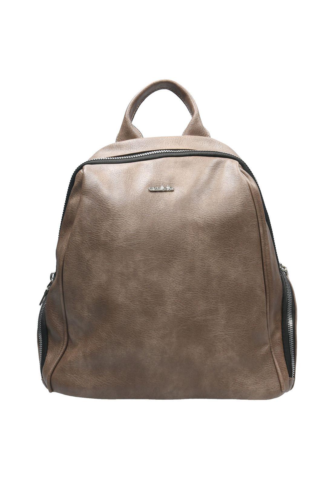 Mochila Convertible Mujer Sensa Back Taupe-0