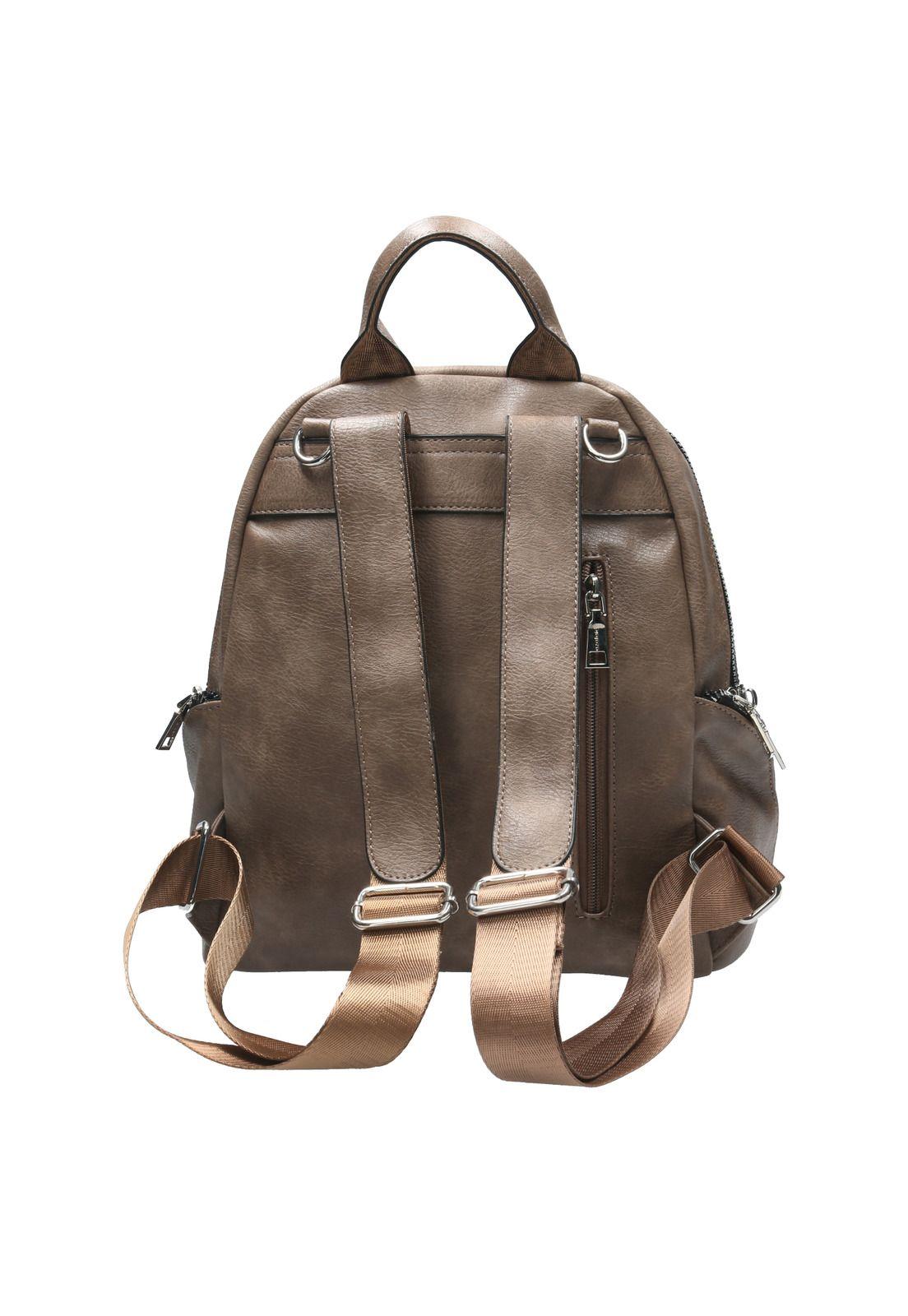 Mochila Convertible Mujer Sensa Back Taupe-2