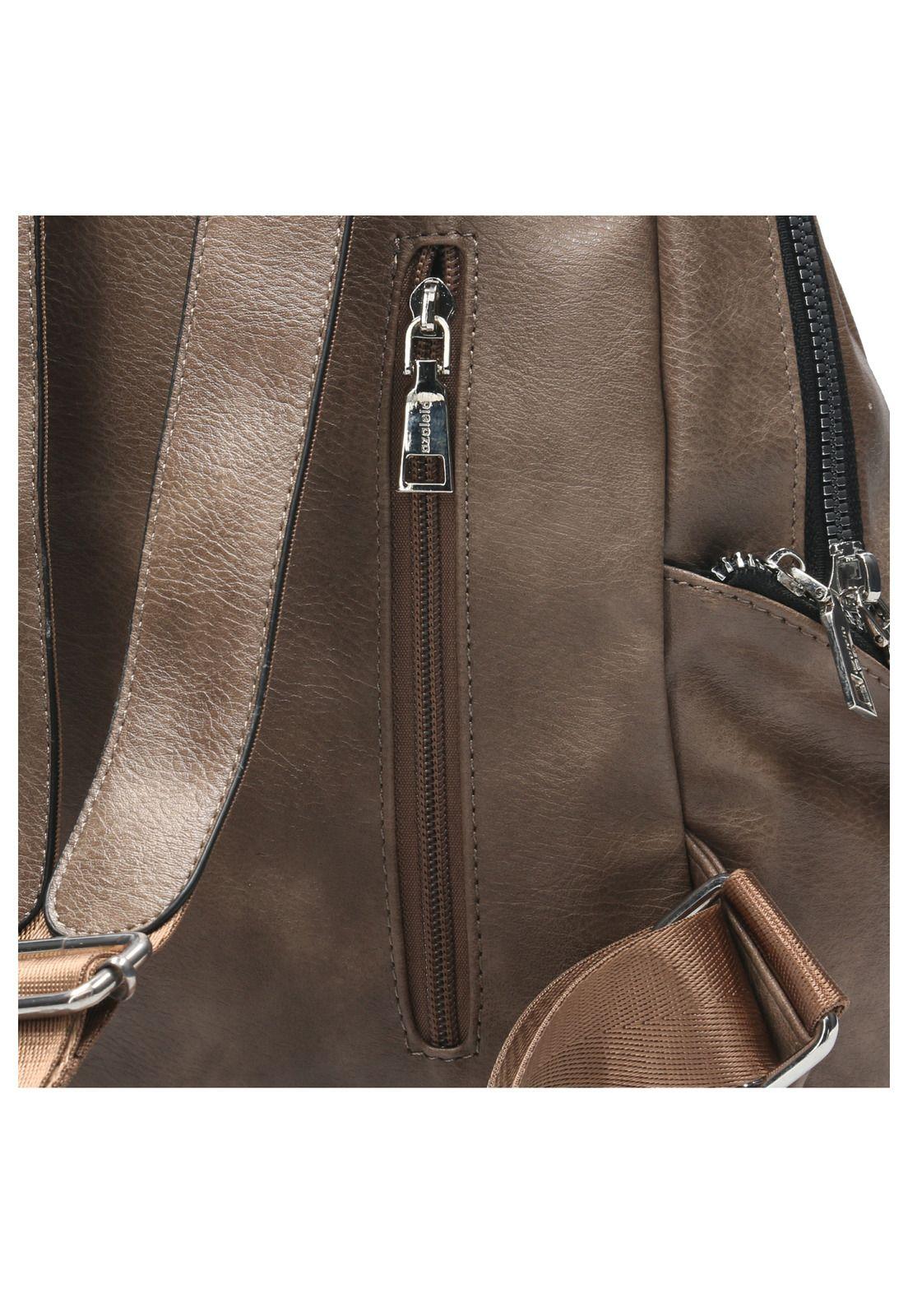 Mochila Convertible Mujer Sensa Back Taupe-4