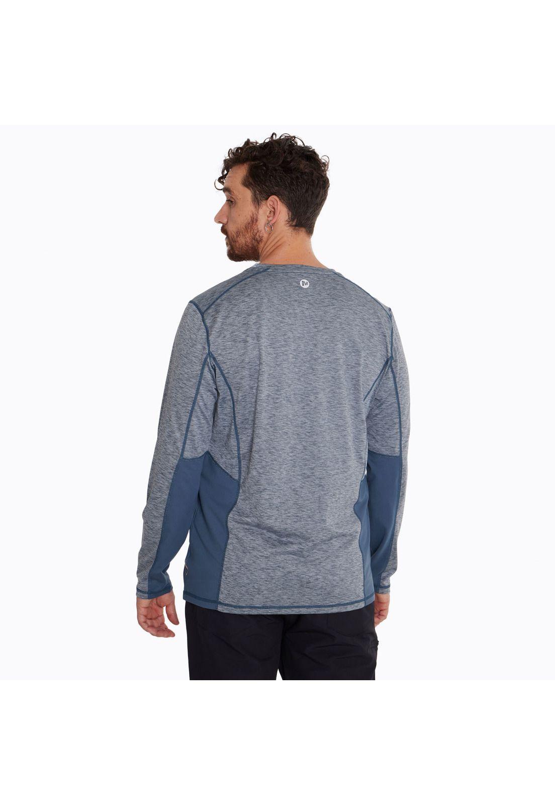 Polera Hombre Sport Long Sleeve Azul Oscuro-1