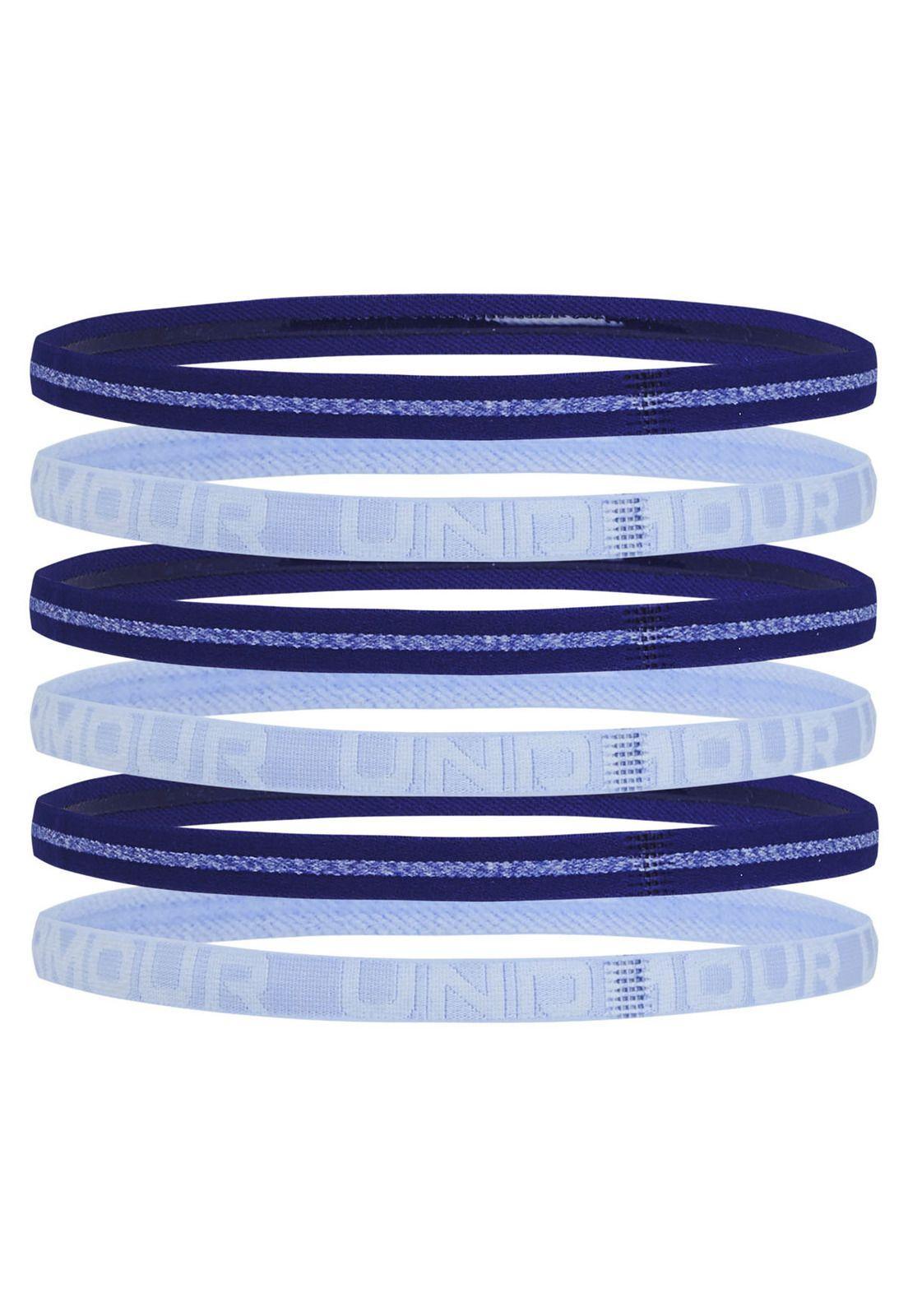 Pack 6 Mini cintillos Heathered mujer Azul-1