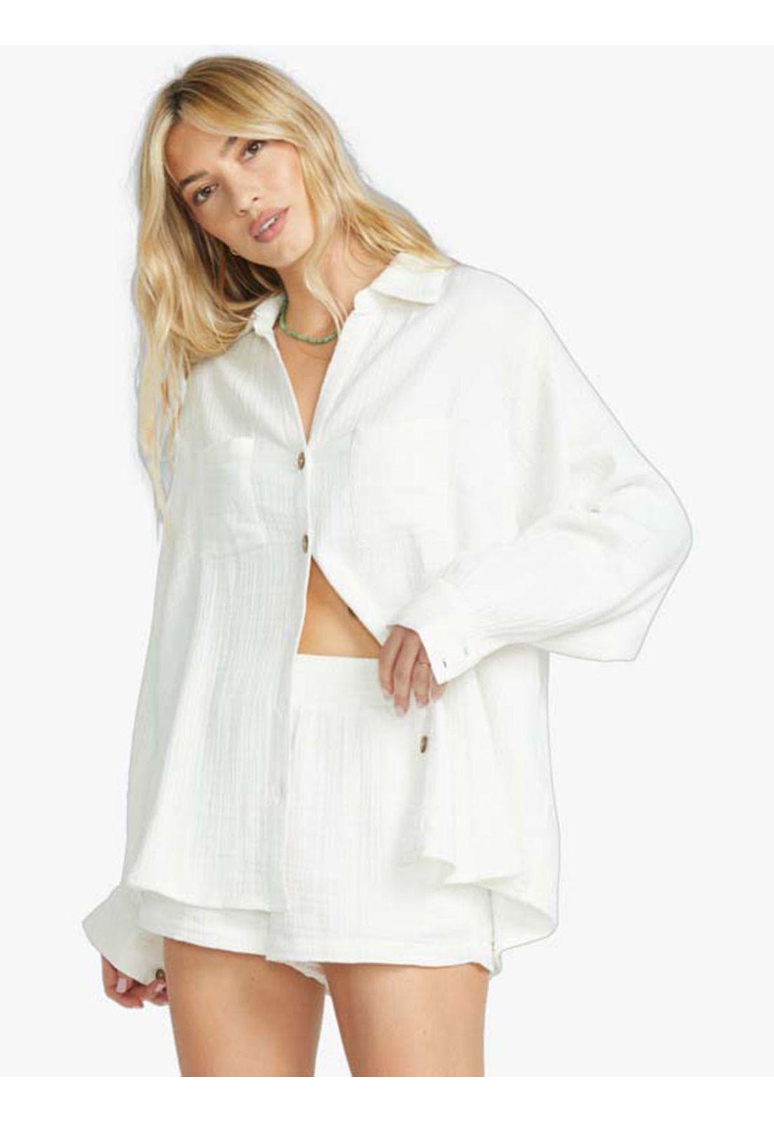 Blusa Mujer Swell Blanca Billabong-0