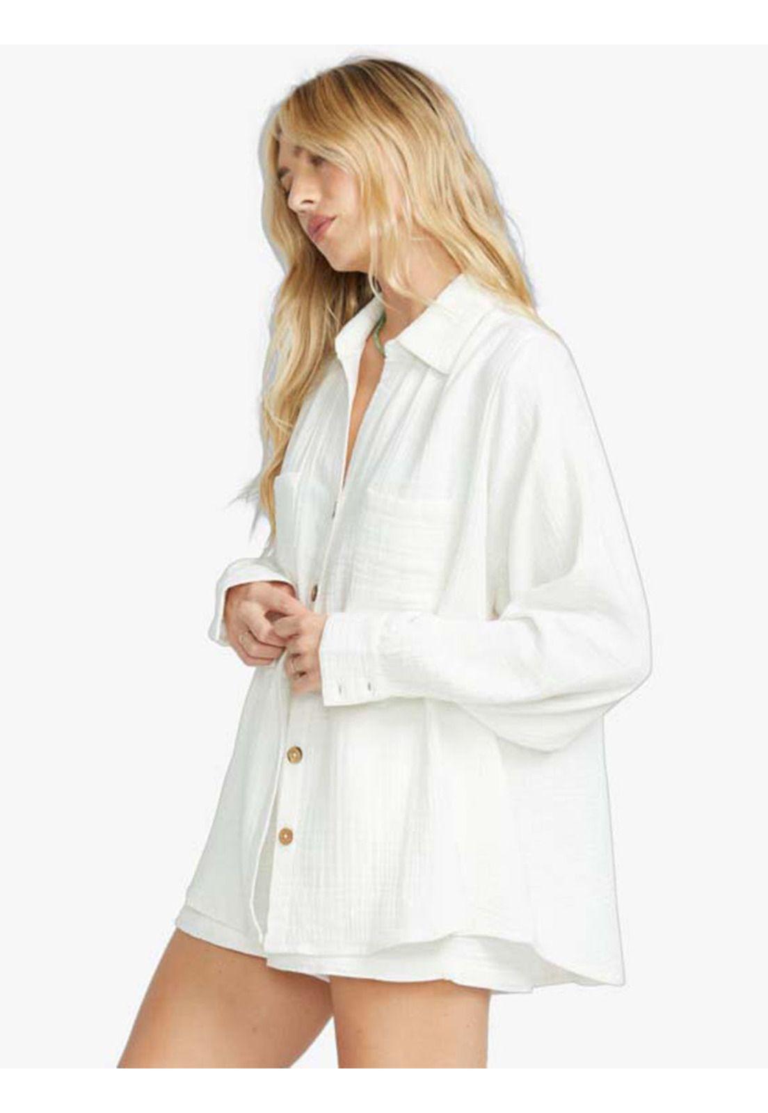 Blusa Mujer Swell Blanca Billabong-4