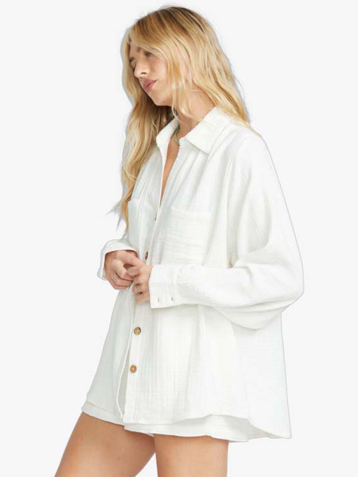 Blusa Mujer Swell Blanca Billabong-4
