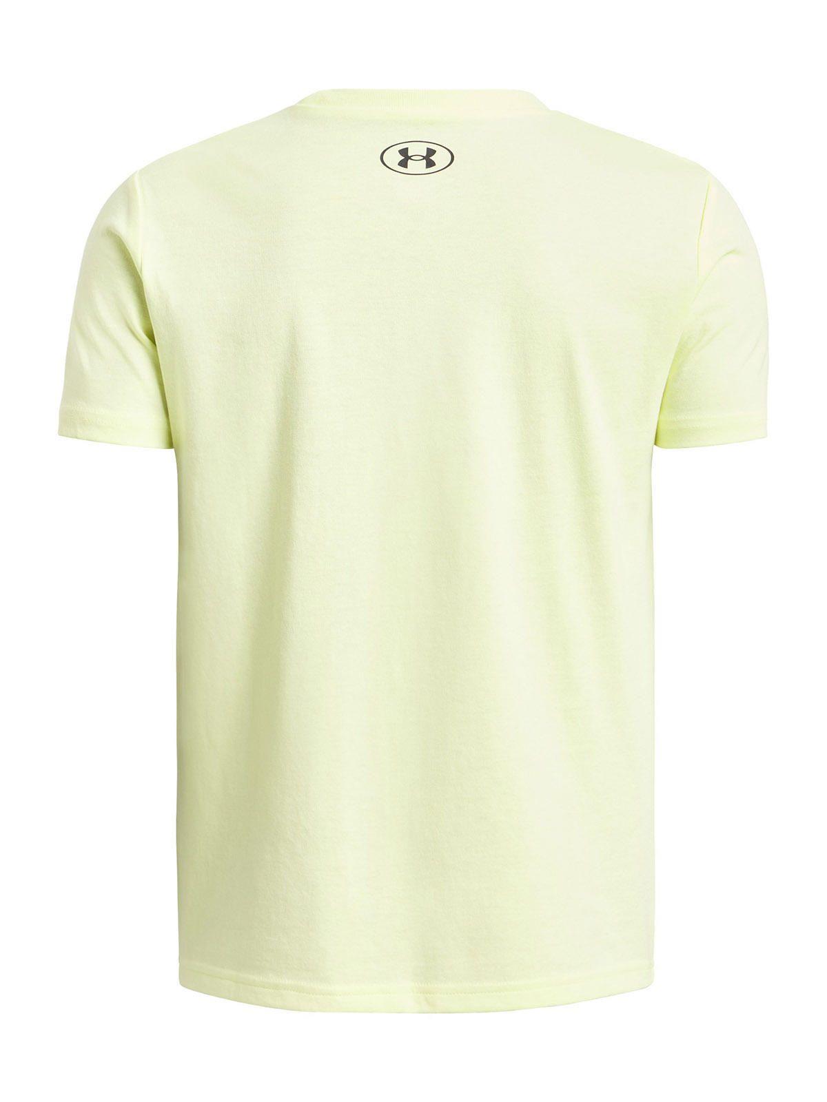 Polera Manga Corta Ua Sportstyle Lc Amarillo Para Niño-1