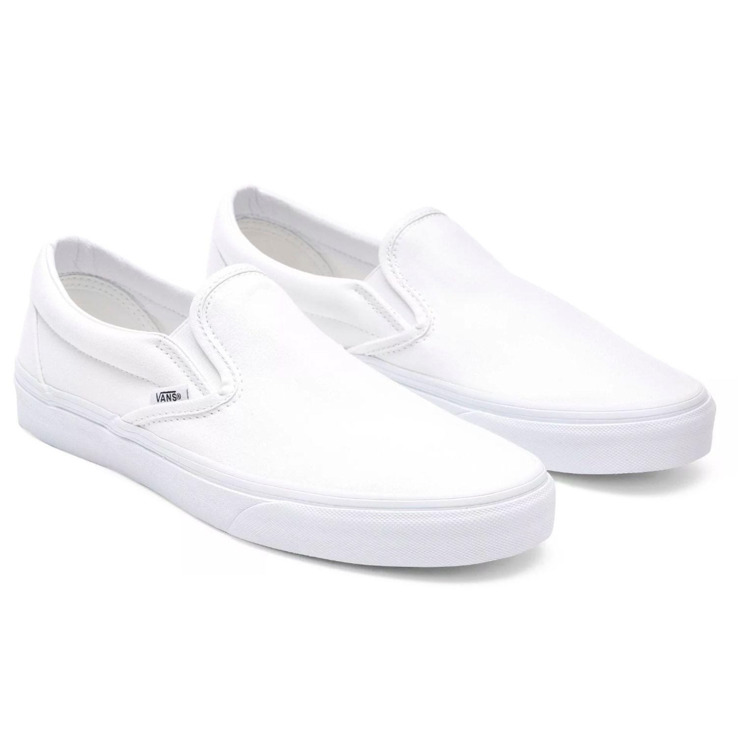 Zapatillas Unisex UA Classic Slip-On Blanca-1