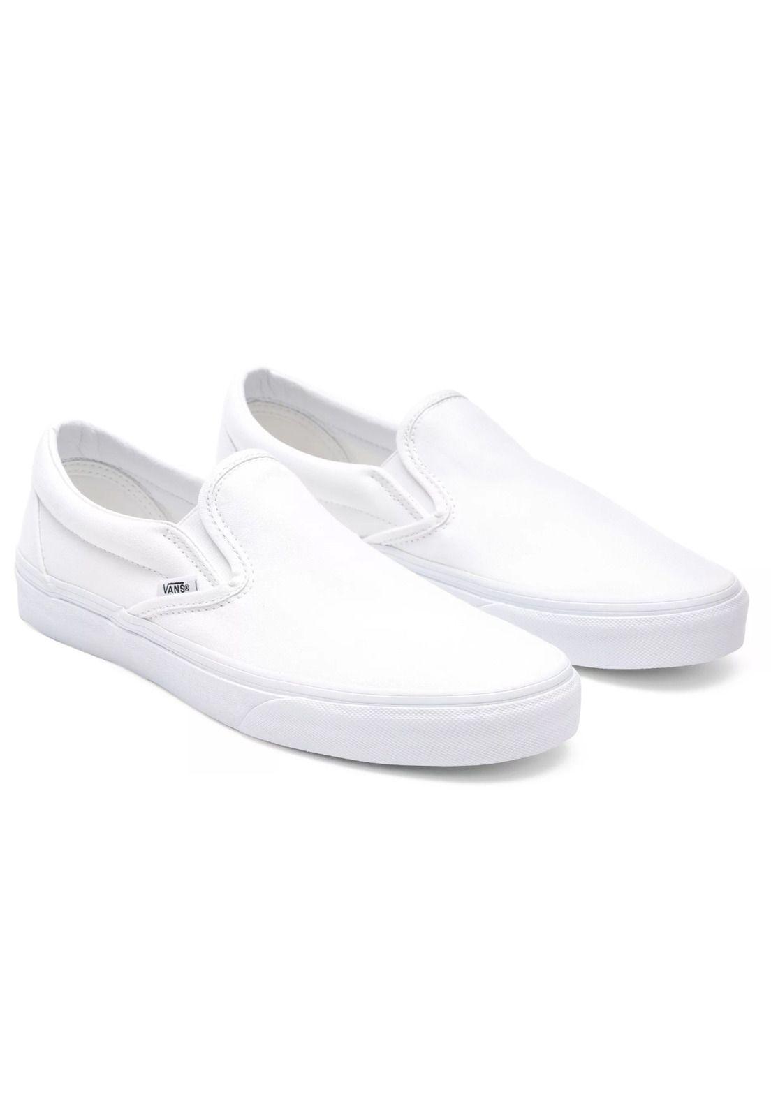 Zapatillas Unisex UA Classic Slip-On Blanca-1